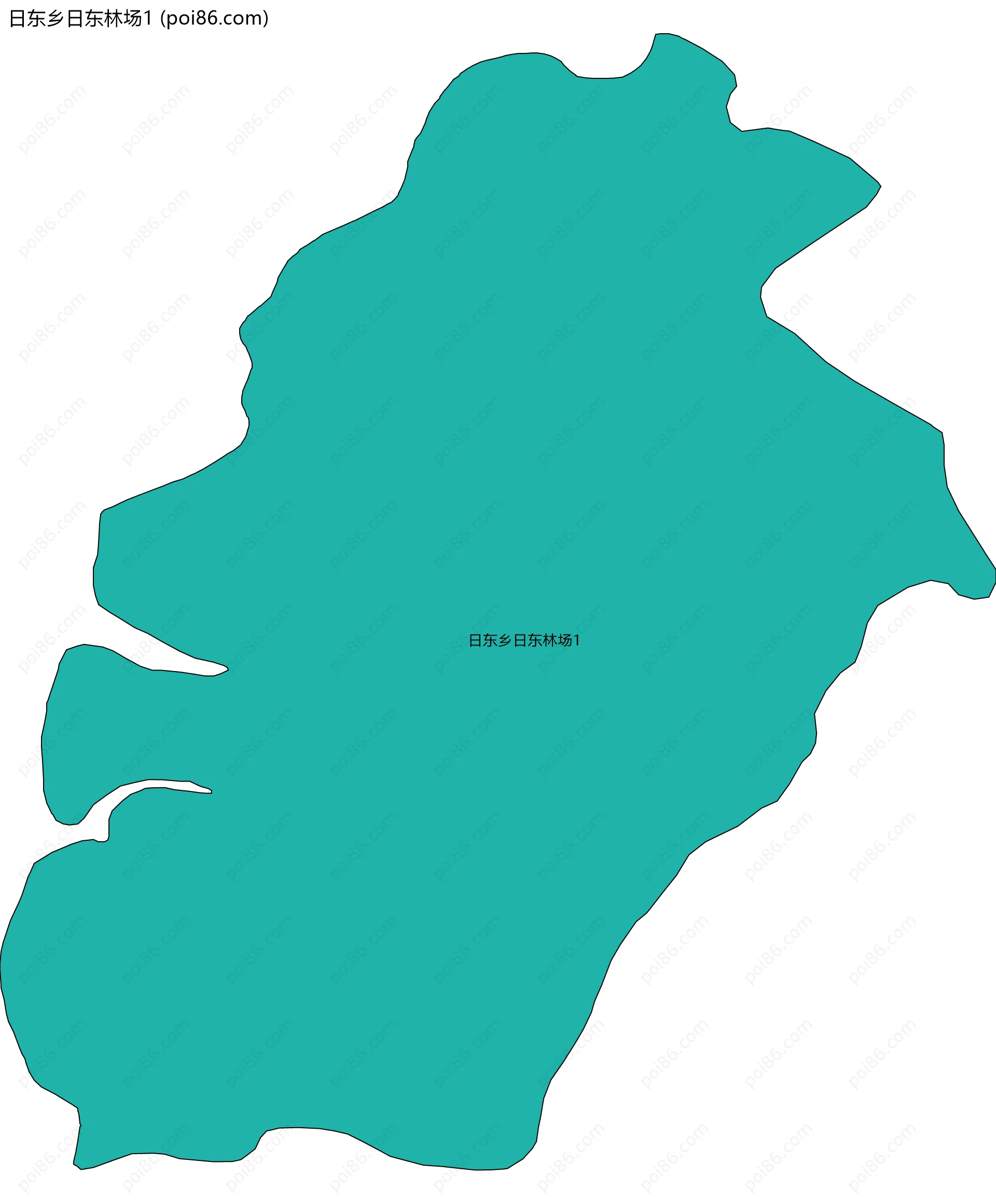 日东乡日东林场1边界地图