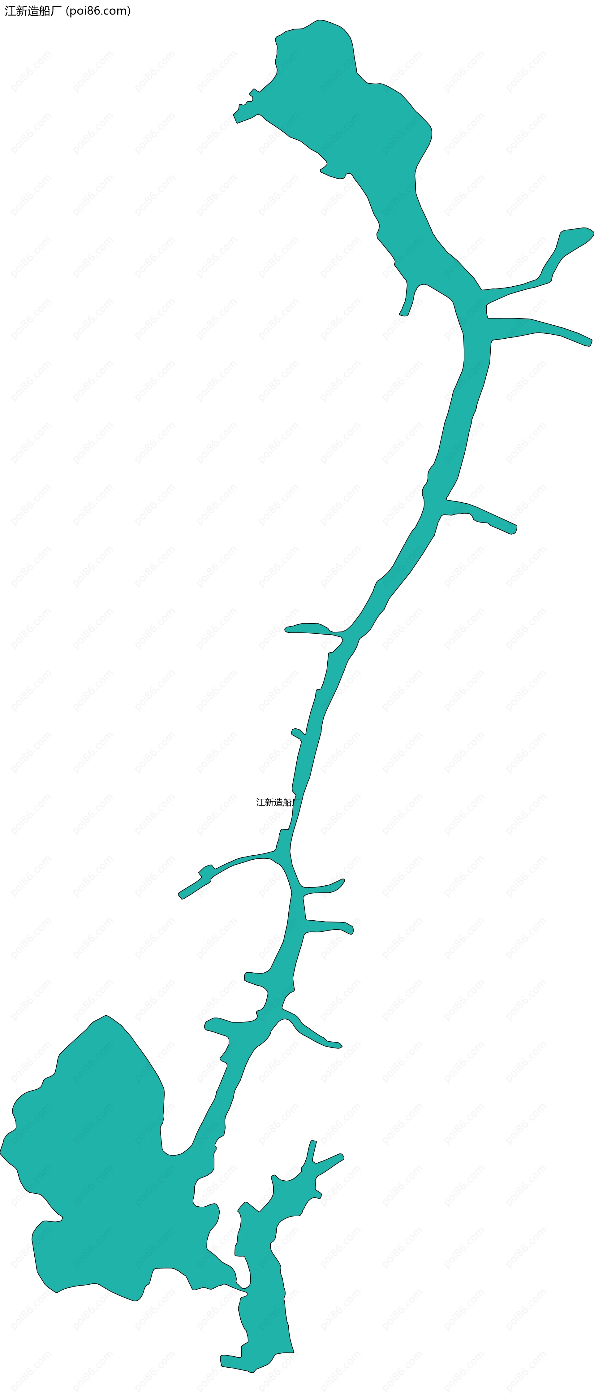 江新造船厂边界地图