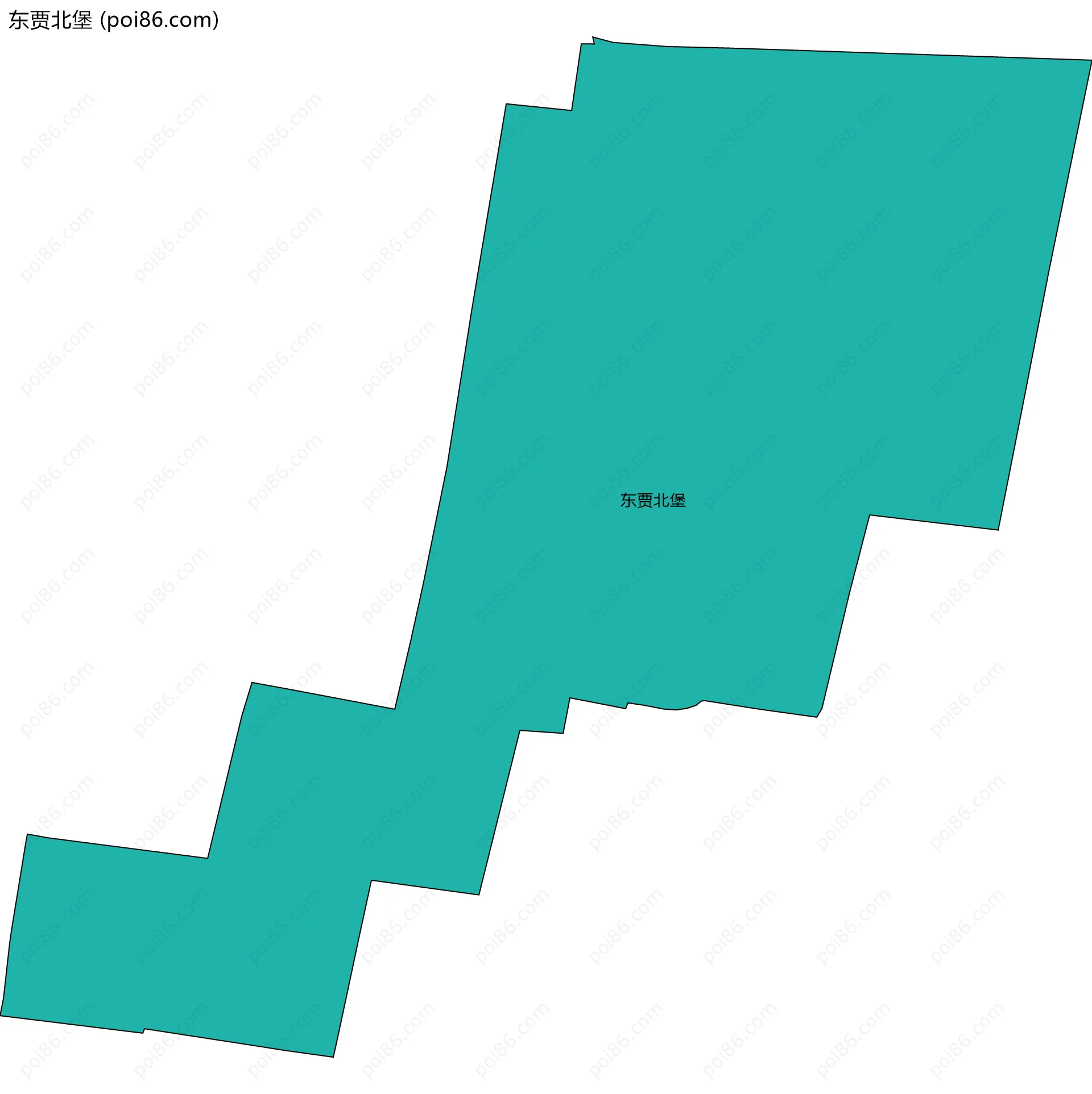 东贾北堡边界地图