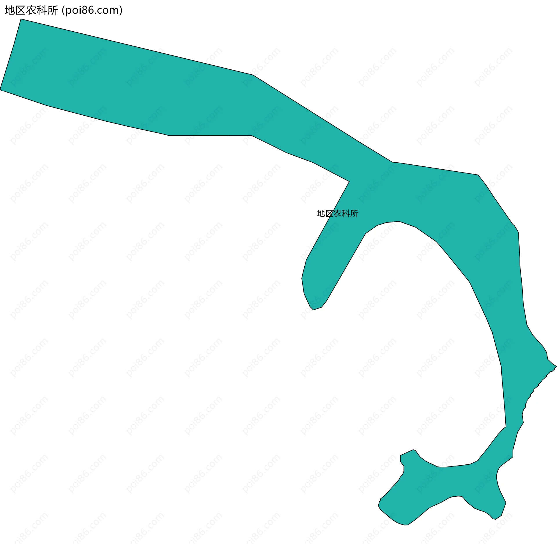 地区农科所边界地图