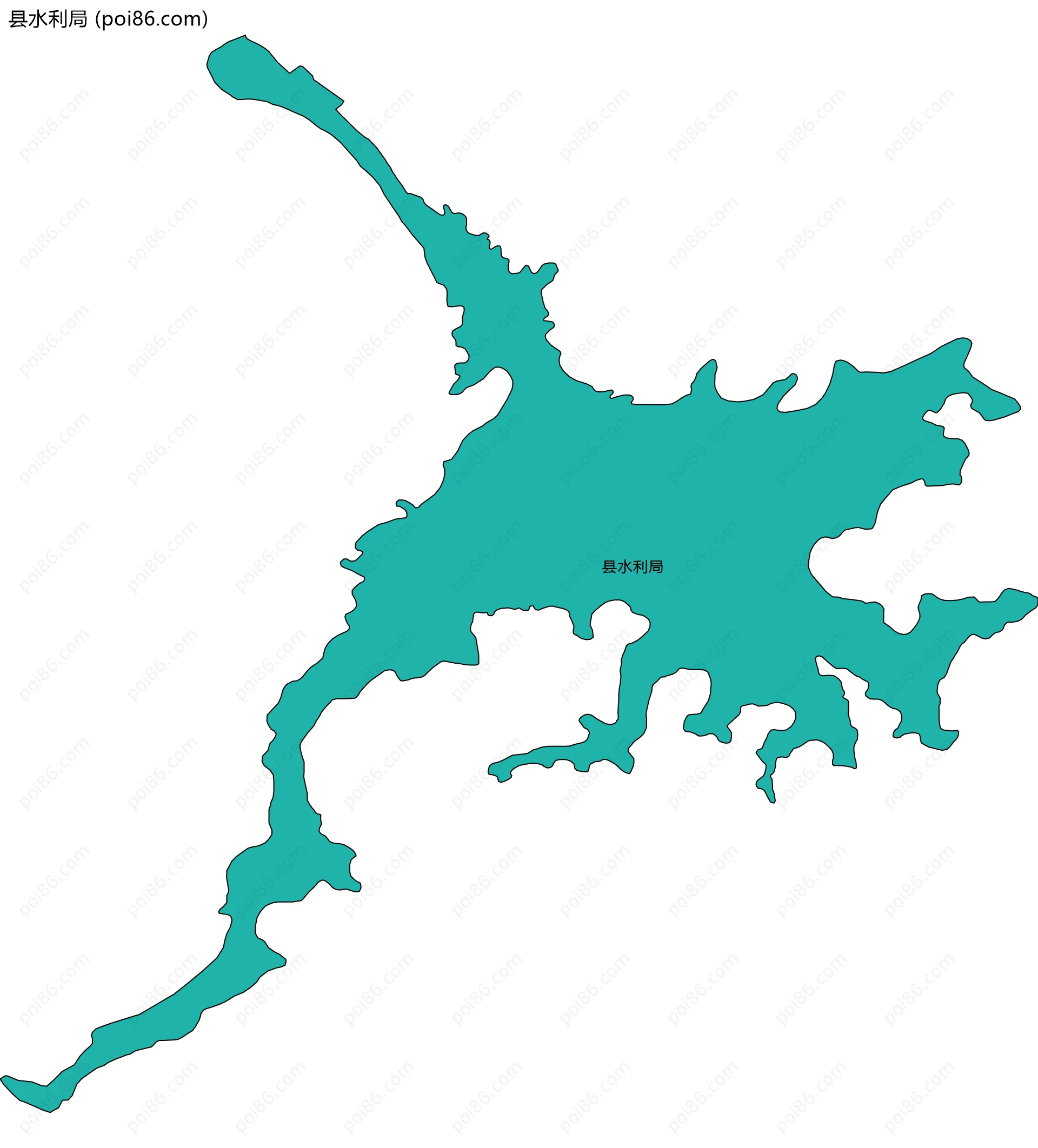 县水利局边界地图