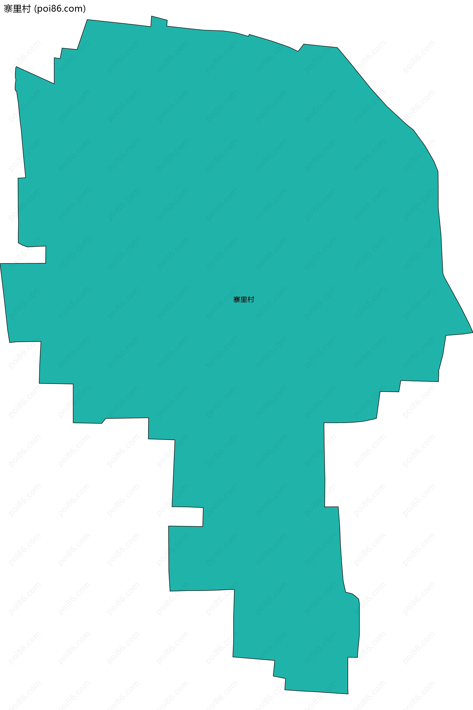 寨里村边界地图