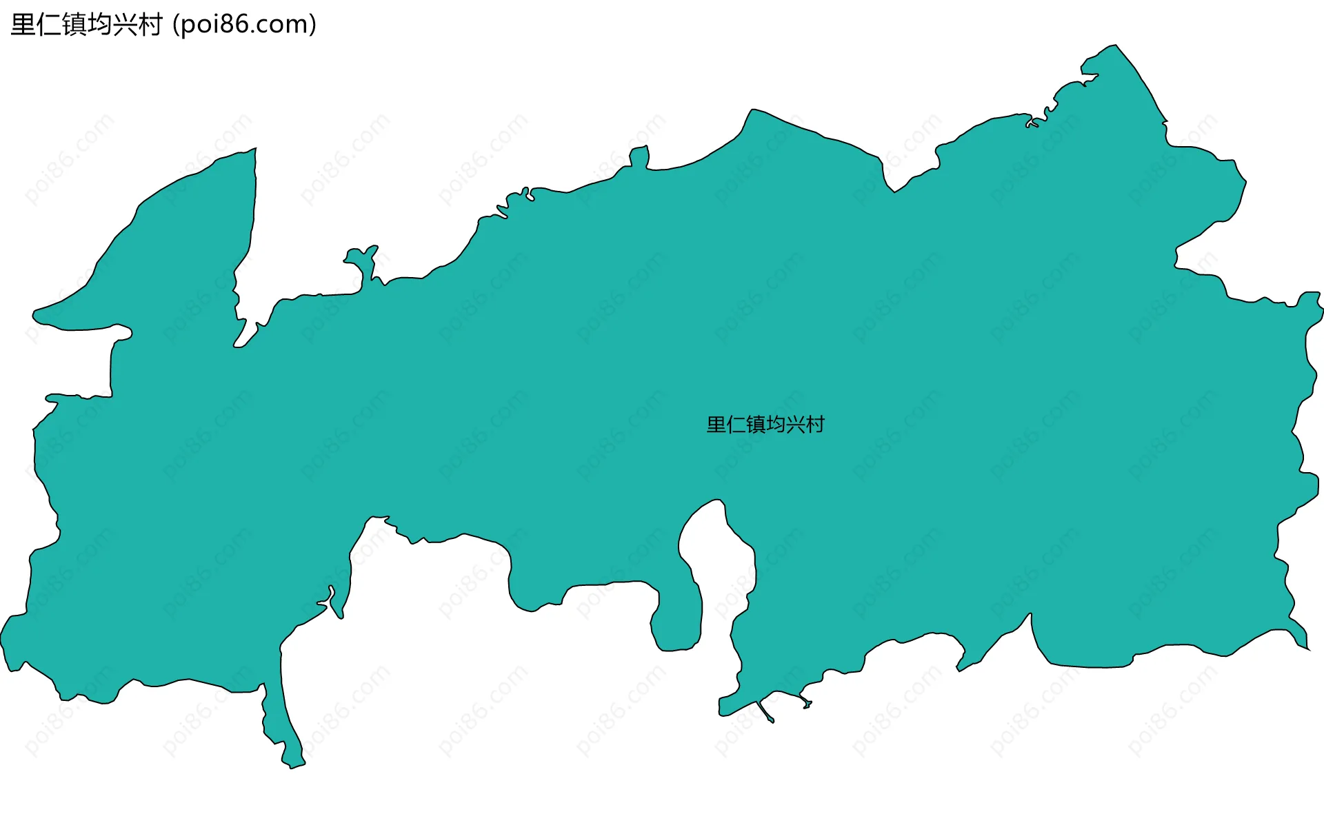 里仁镇均兴村边界地图