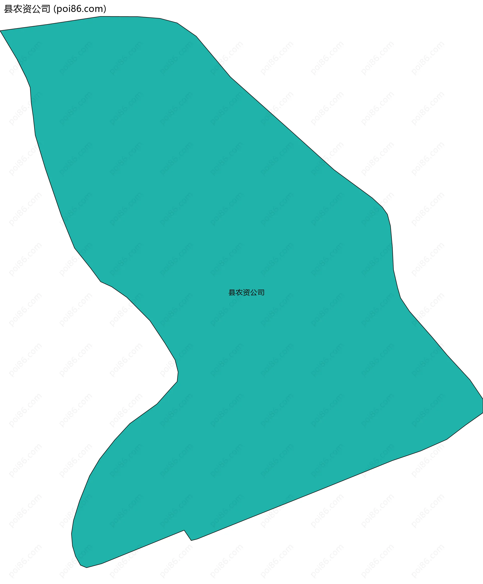 县农资公司边界地图