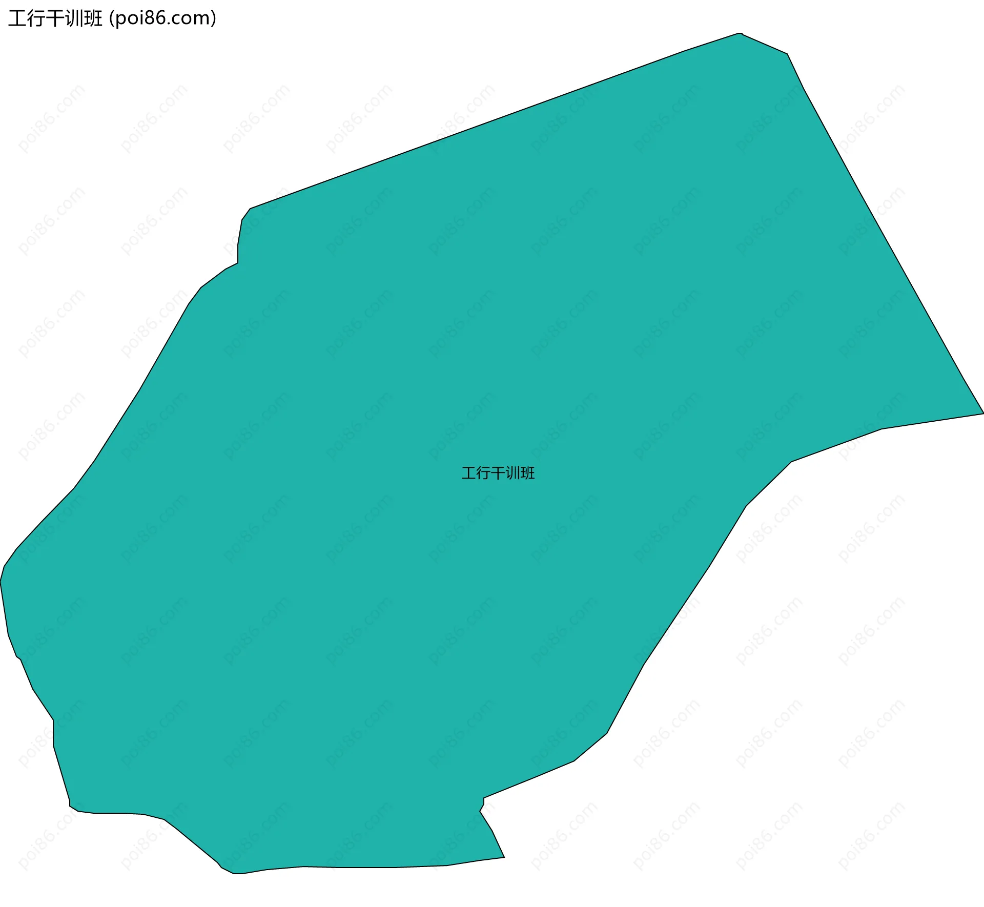 工行干训班边界地图