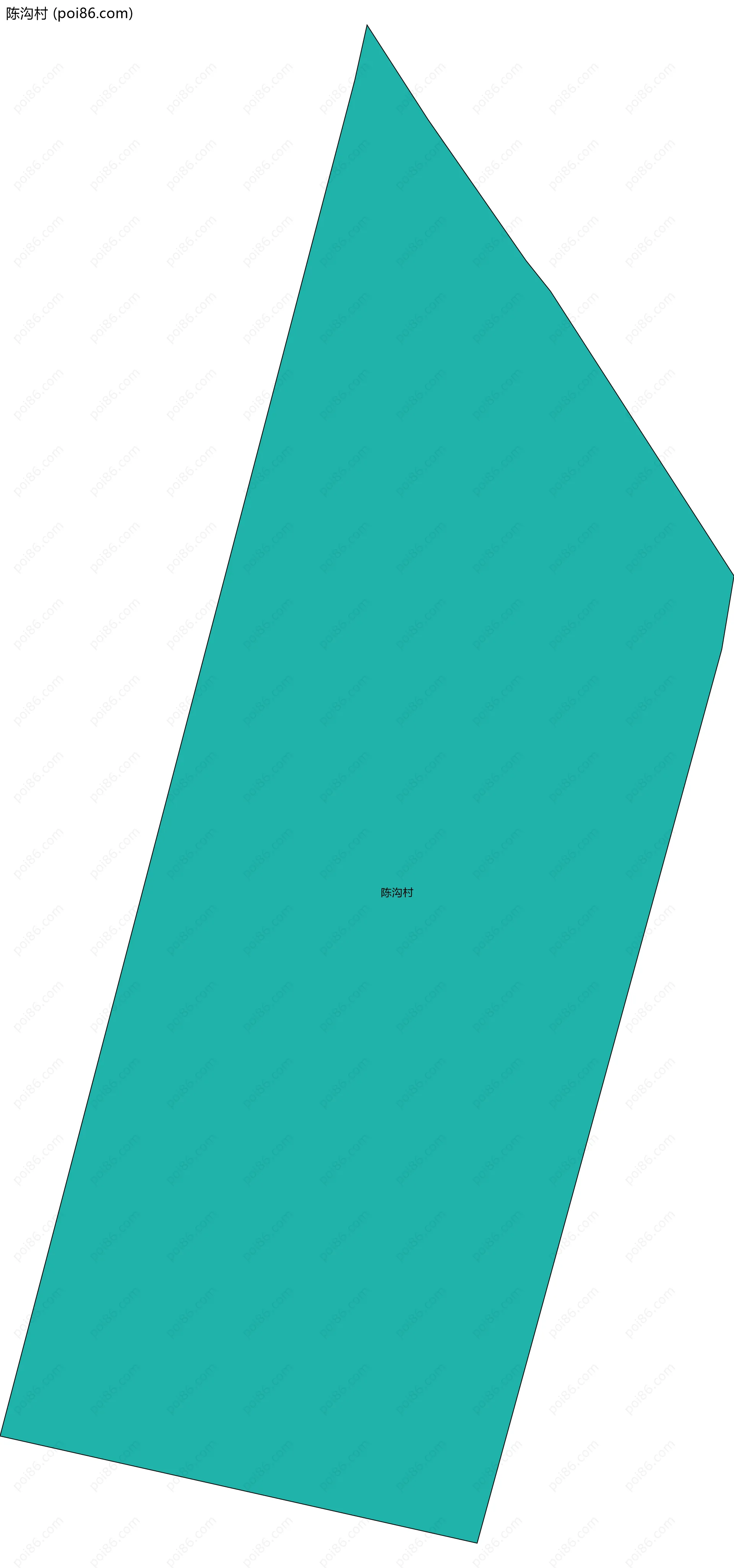 陈沟村边界地图