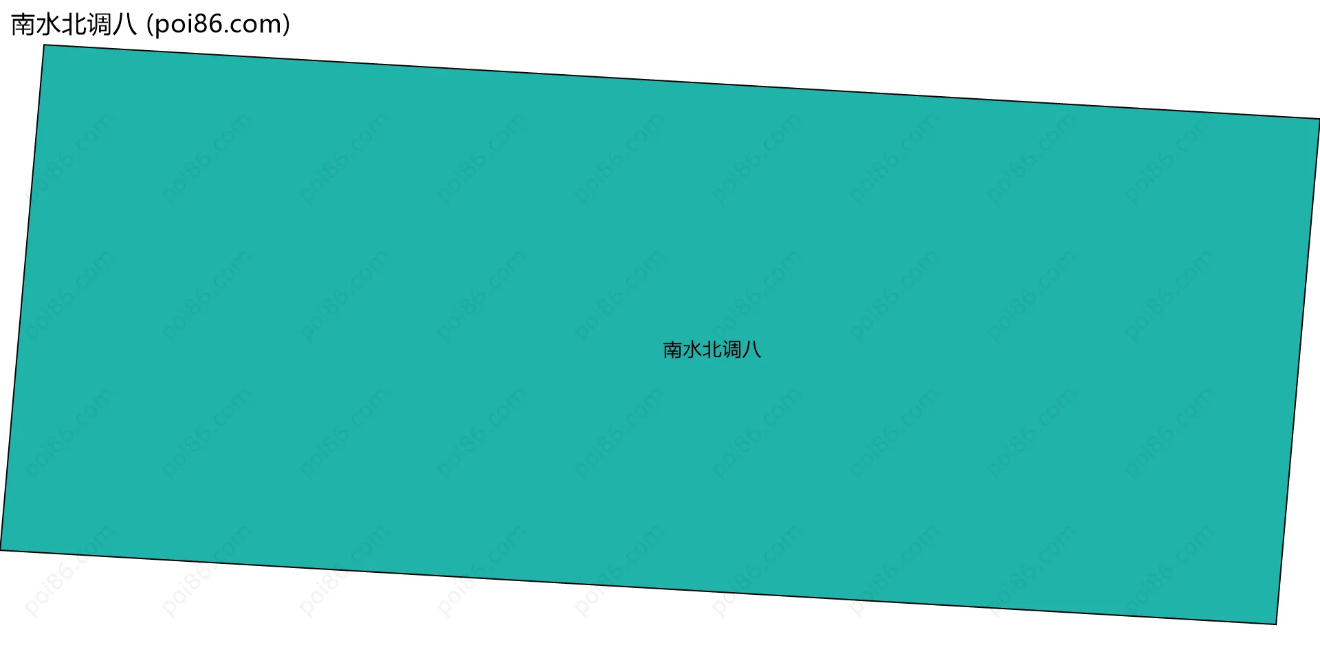 南水北调八边界地图