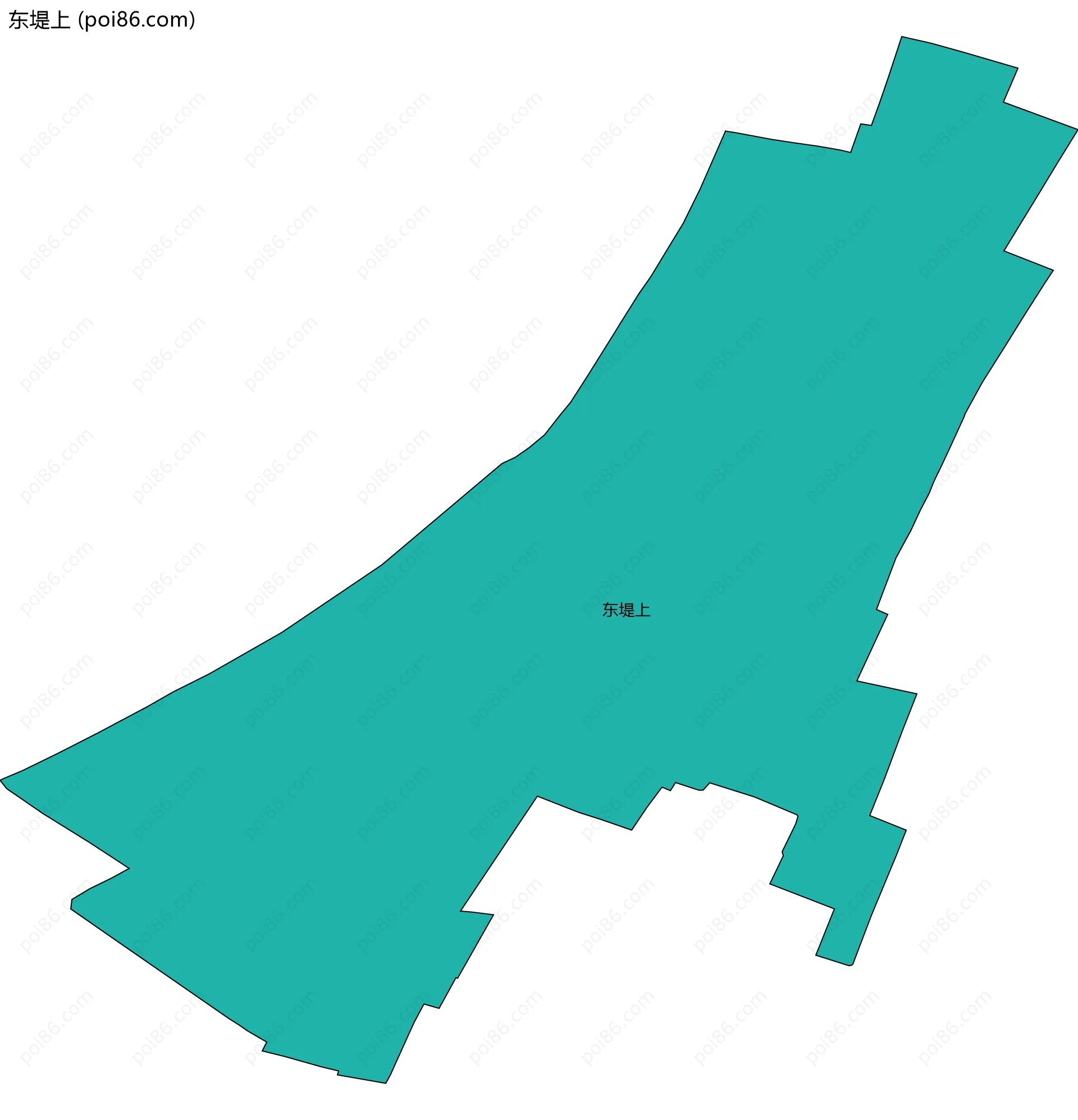 东堤上边界地图