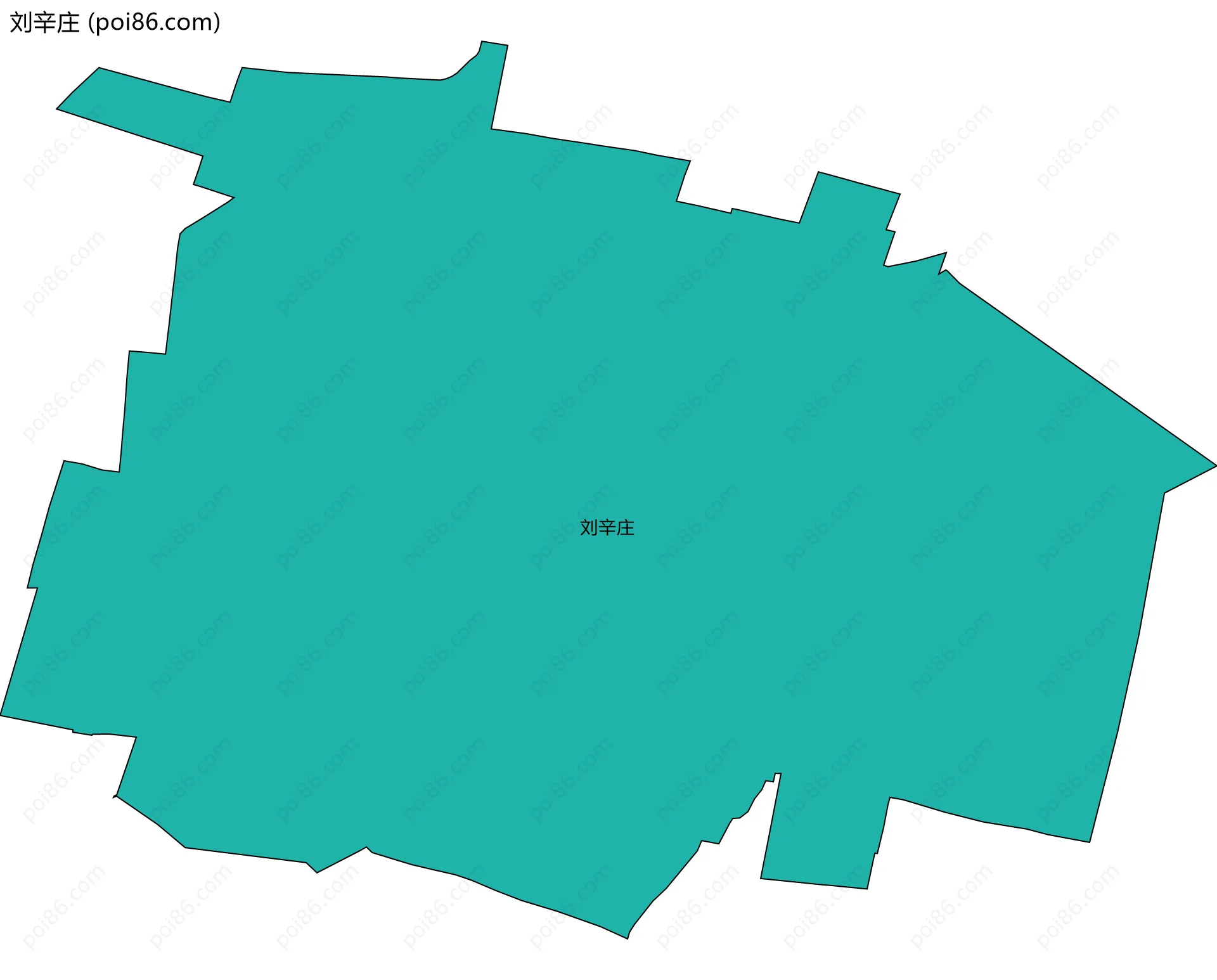 刘辛庄边界地图
