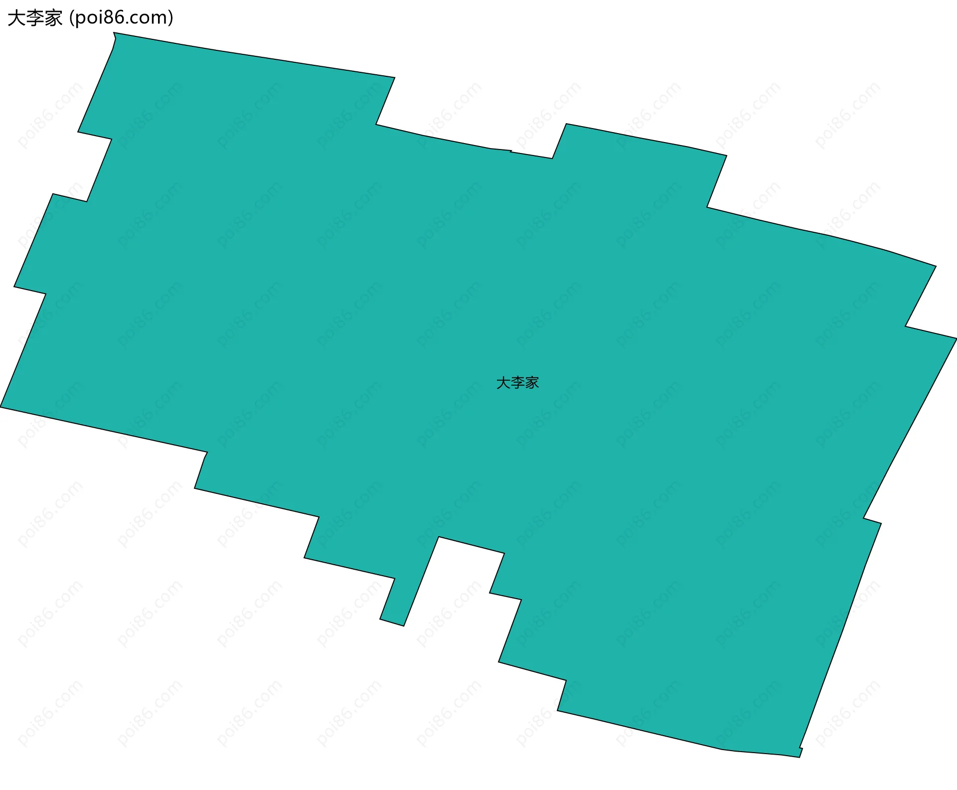 大李家边界地图
