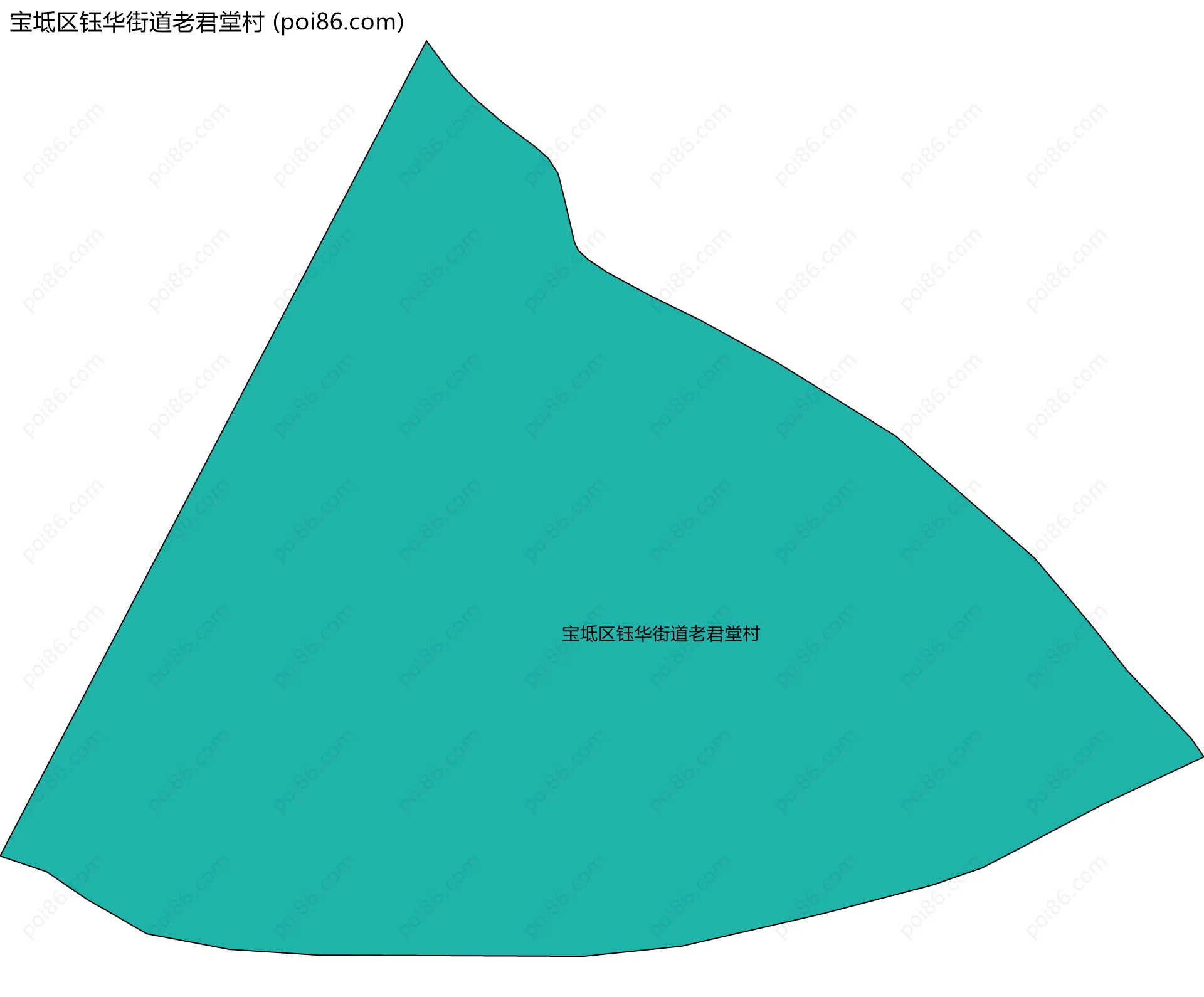 宝坻区钰华街道老君堂村边界地图