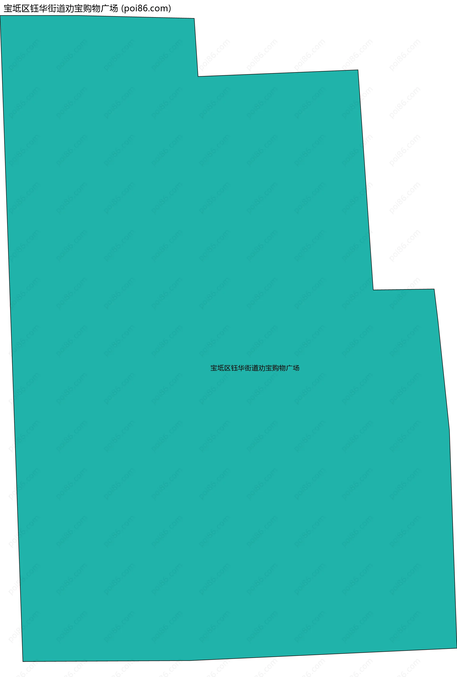 宝坻区钰华街道劝宝购物广场边界地图