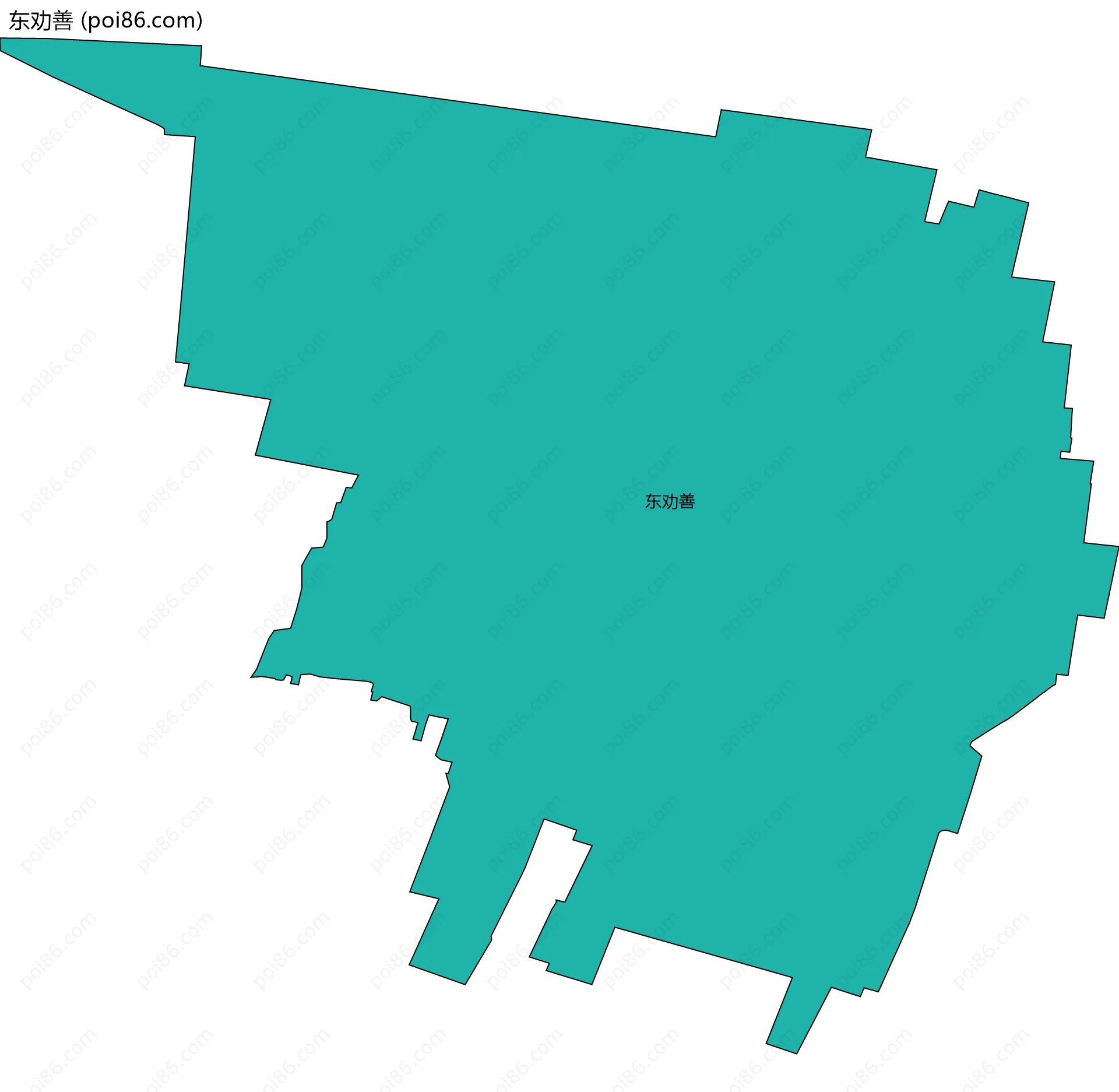 东劝善边界地图