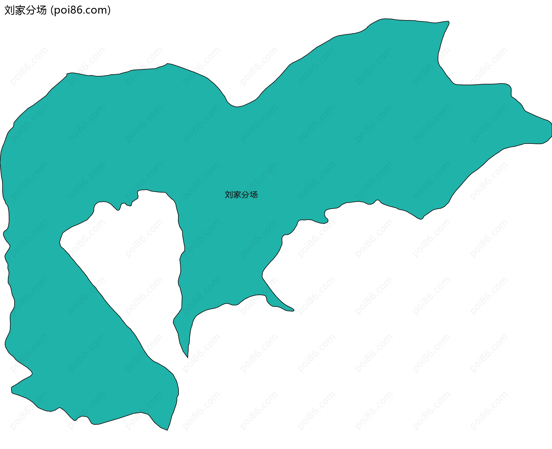 刘家分场边界地图
