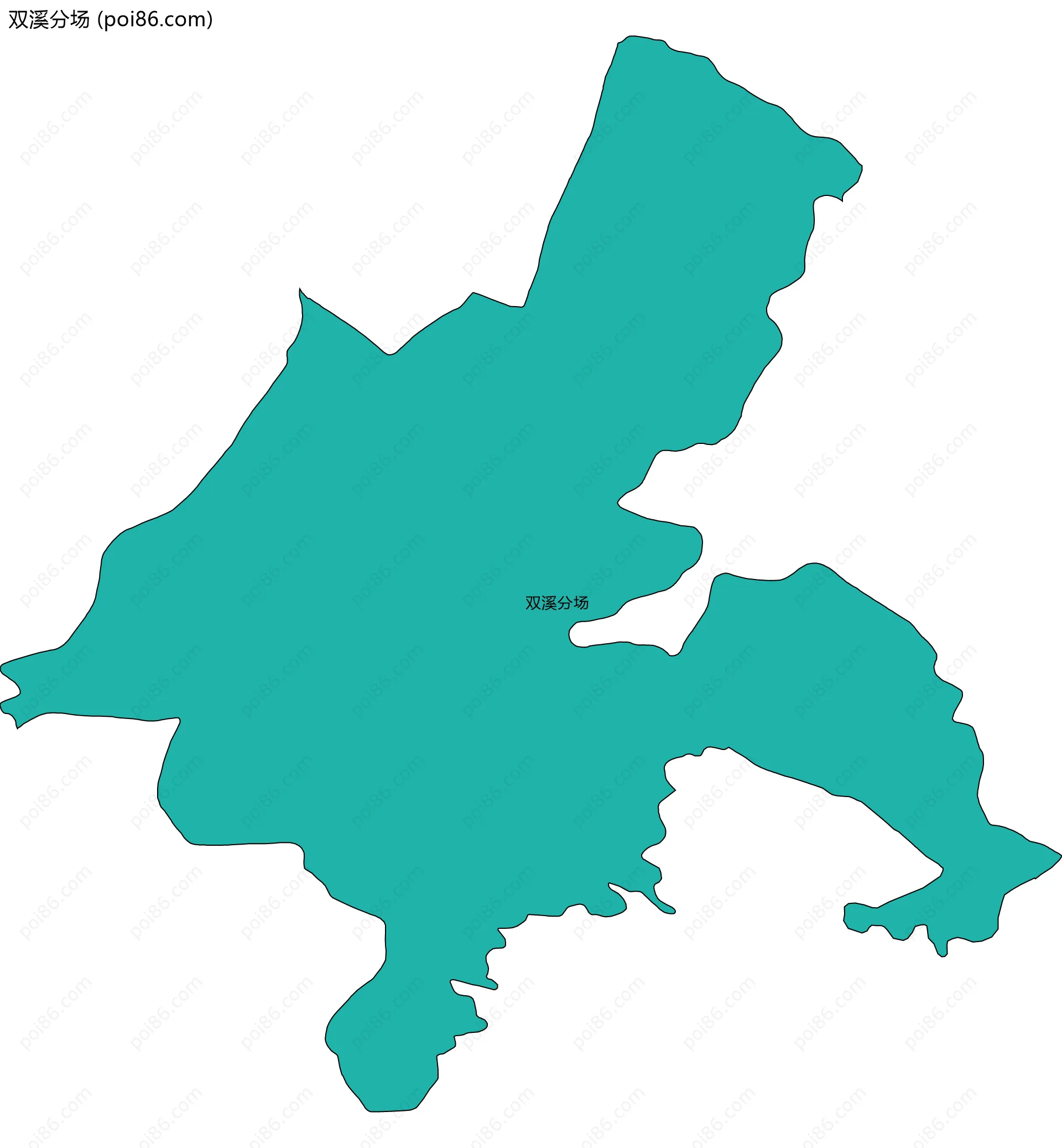 双溪分场边界地图