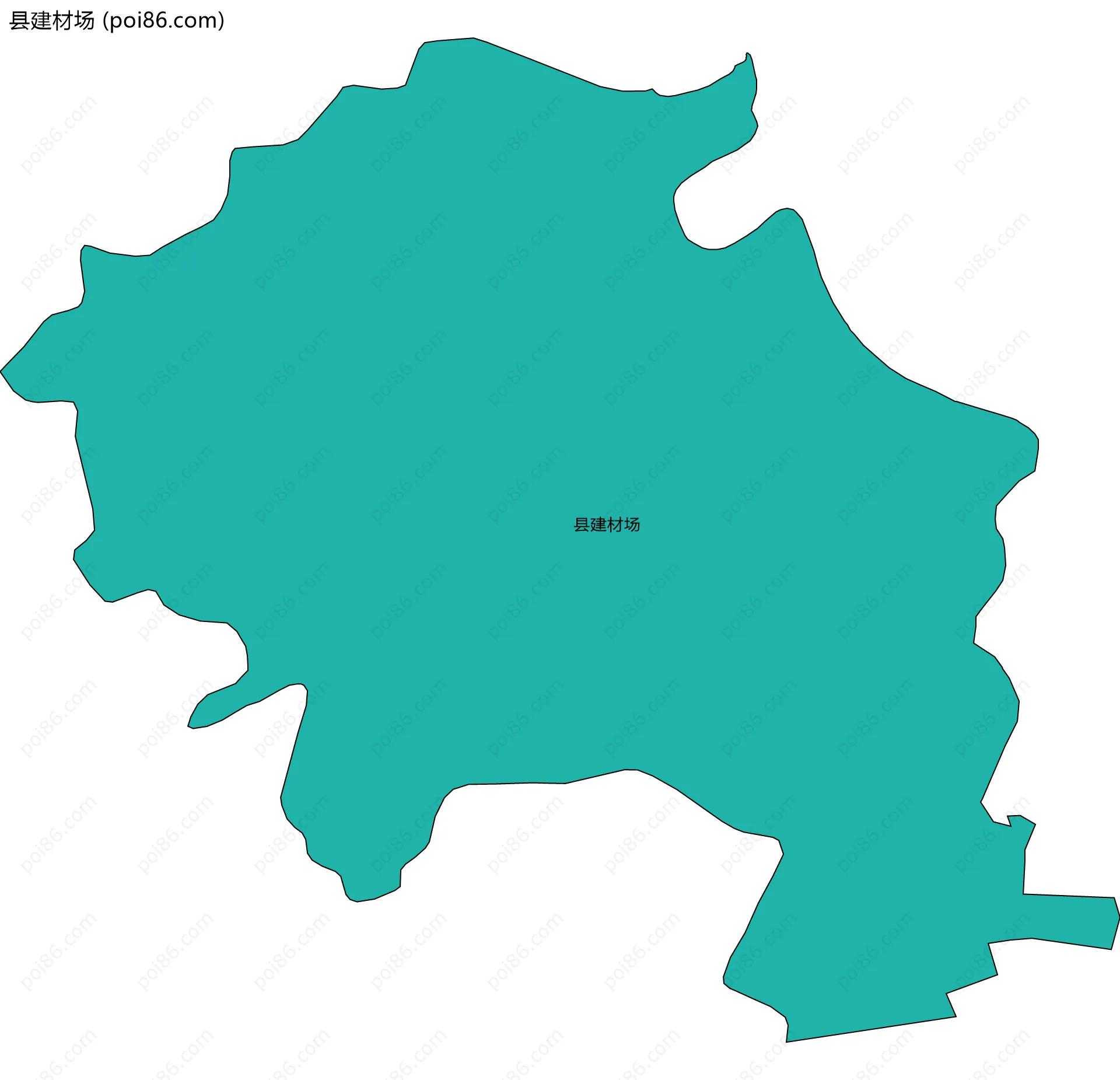 县建材场边界地图