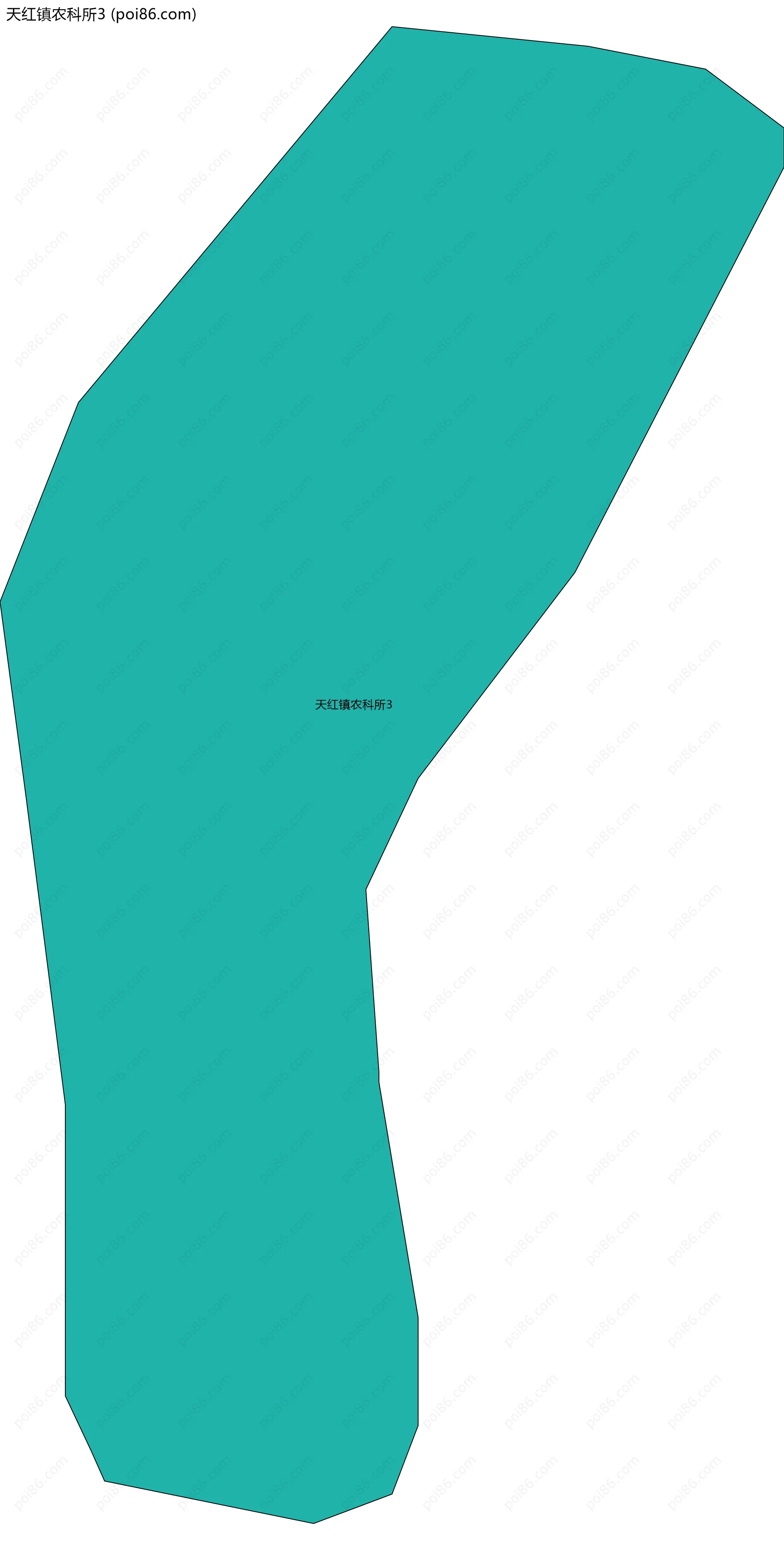 天红镇农科所3边界地图