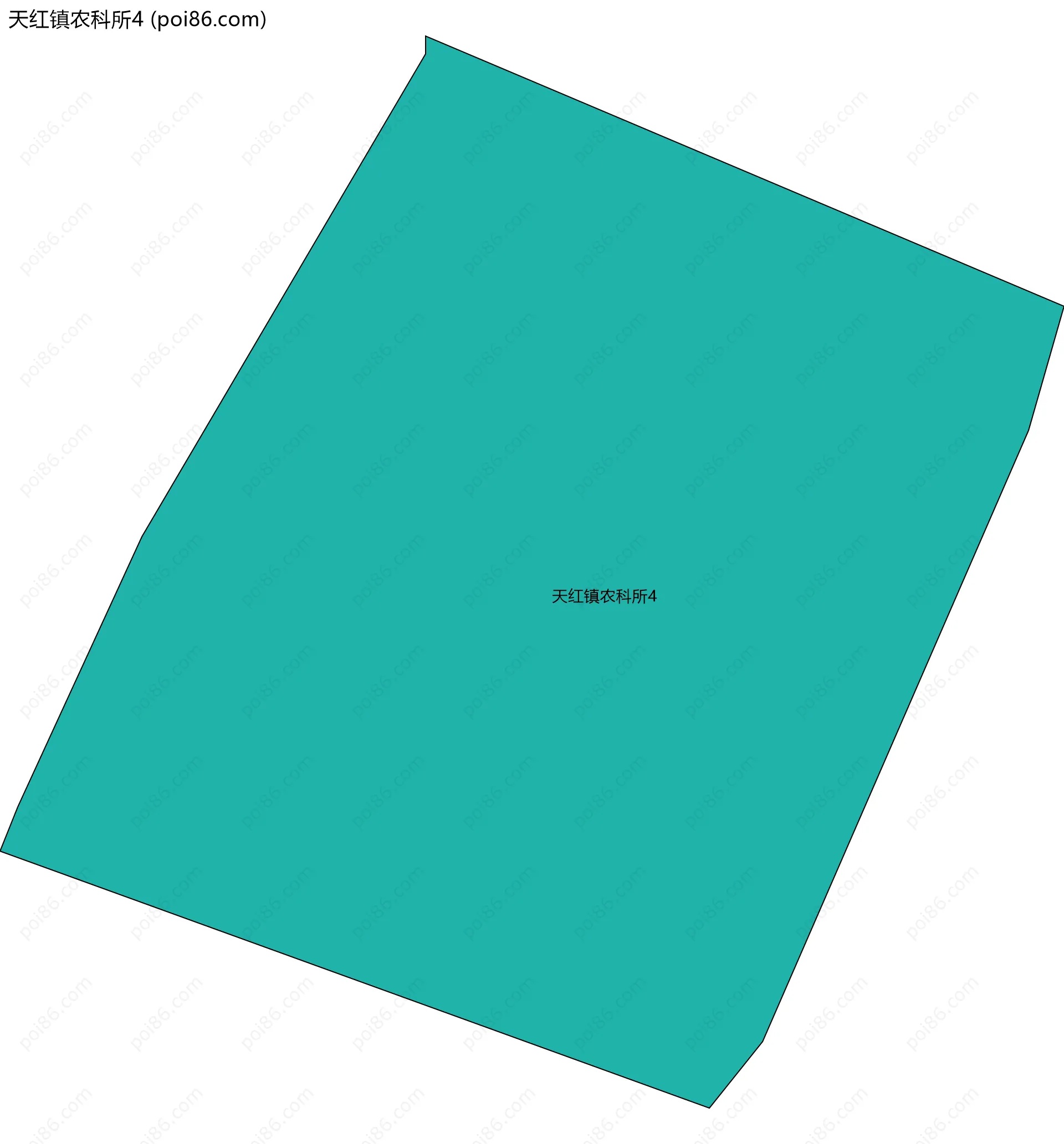 天红镇农科所4边界地图