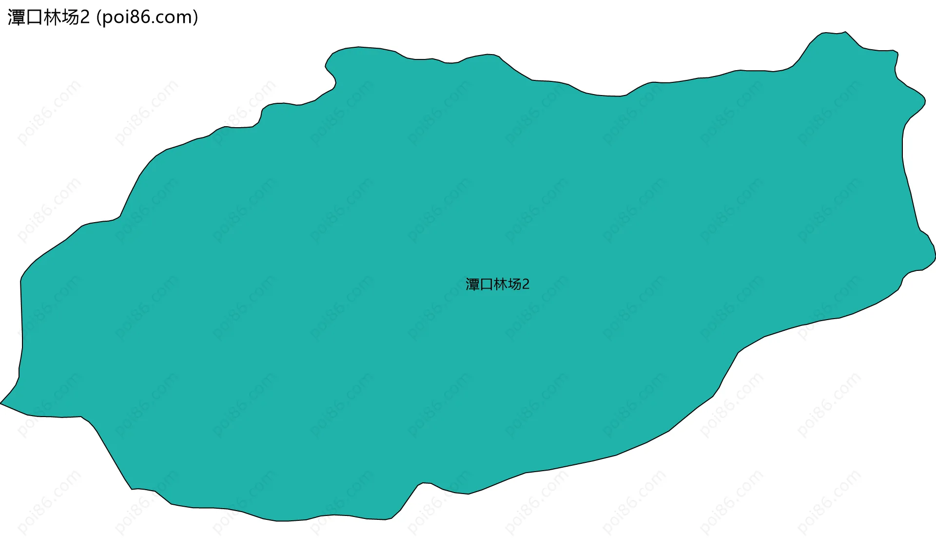 潭口林场2边界地图