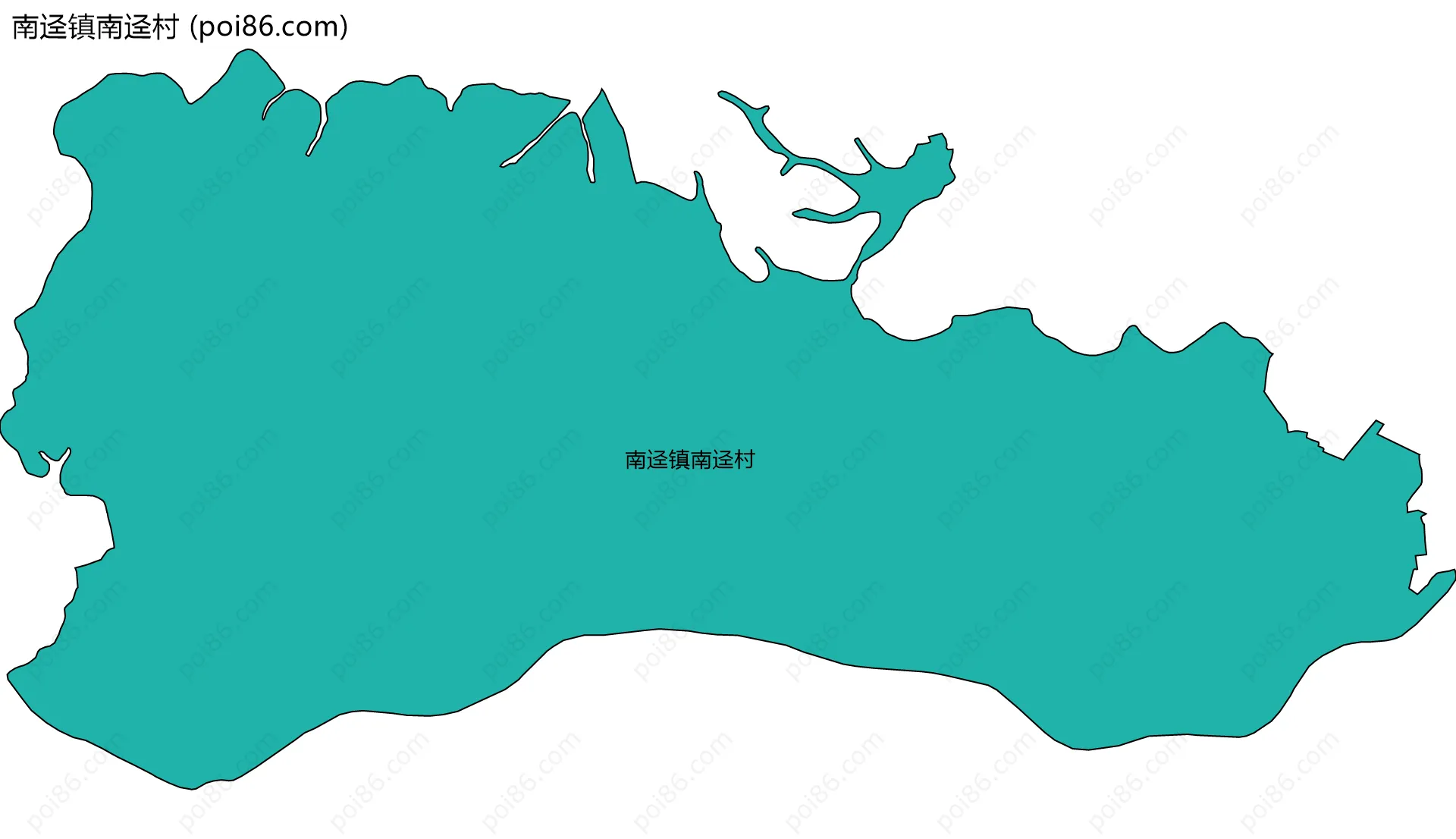 南迳镇南迳村边界地图