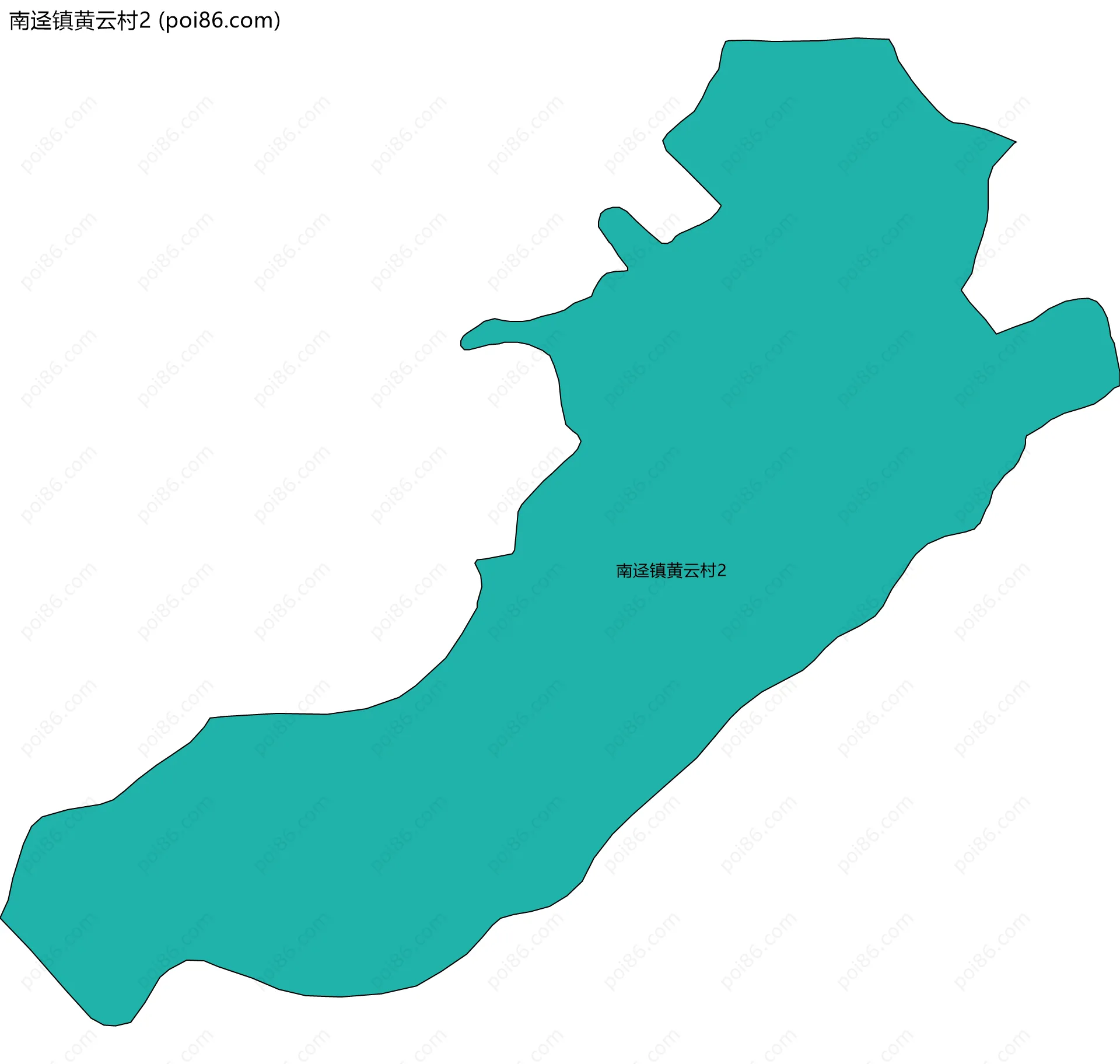 南迳镇黄云村2边界地图