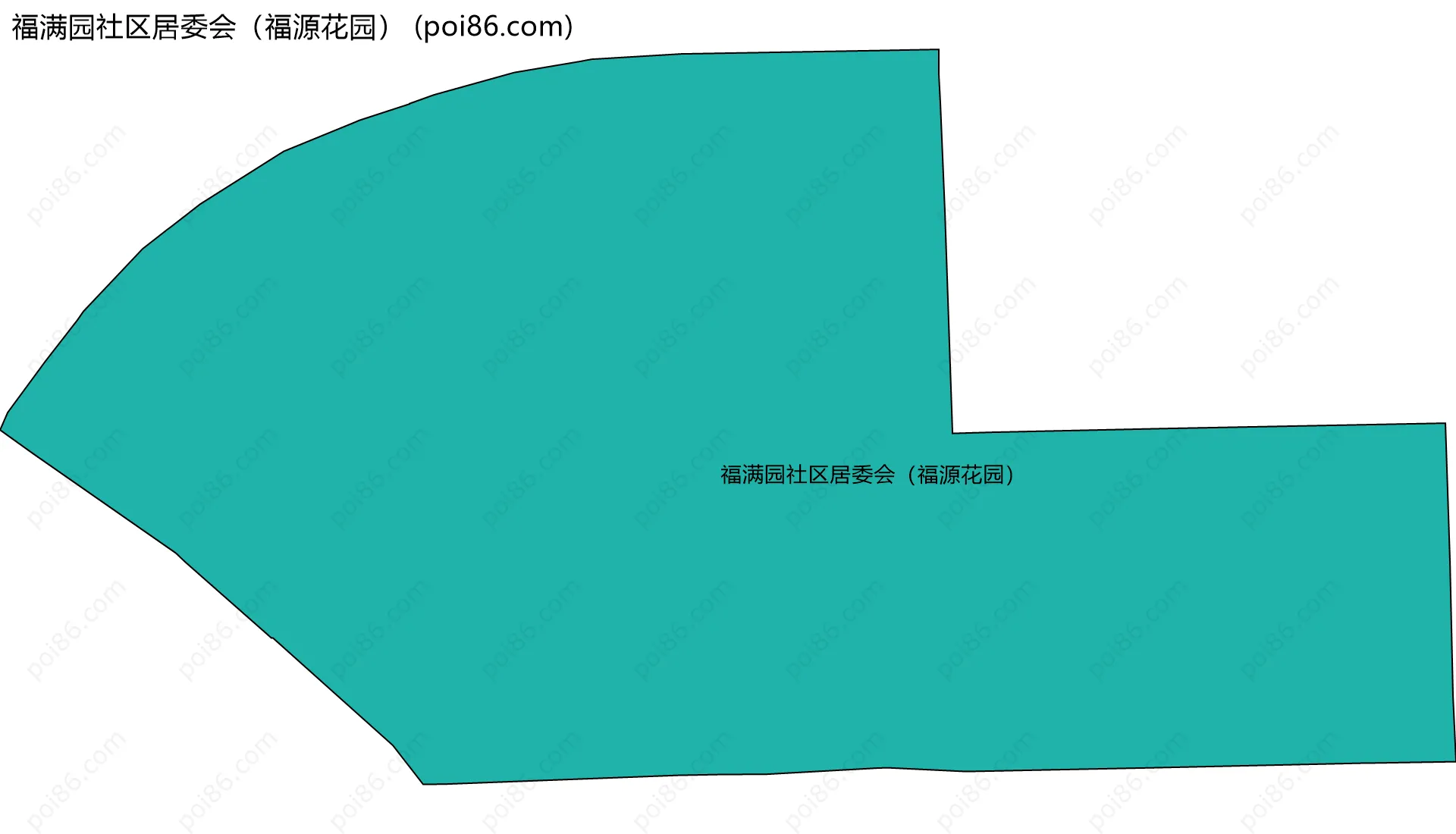福满园社区居委会（福源花园）边界地图