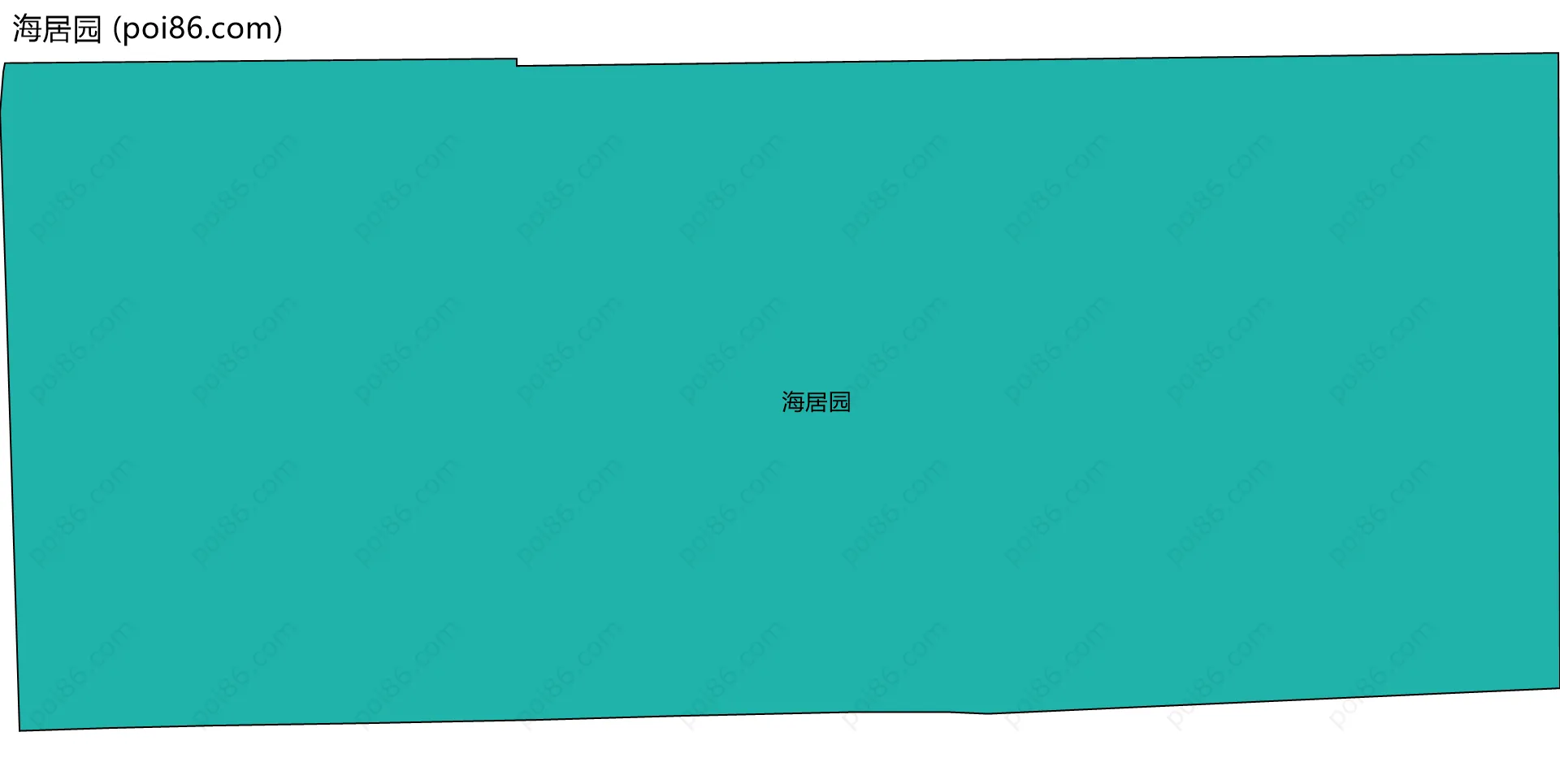 海居园边界地图
