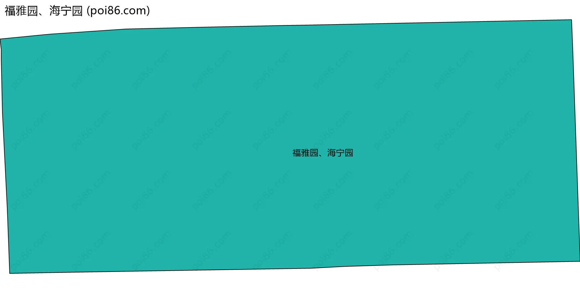 福雅园、海宁园边界地图