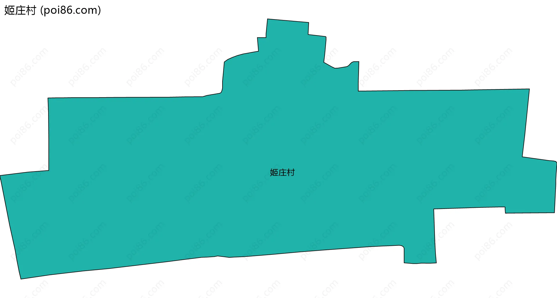 姬庄村边界地图