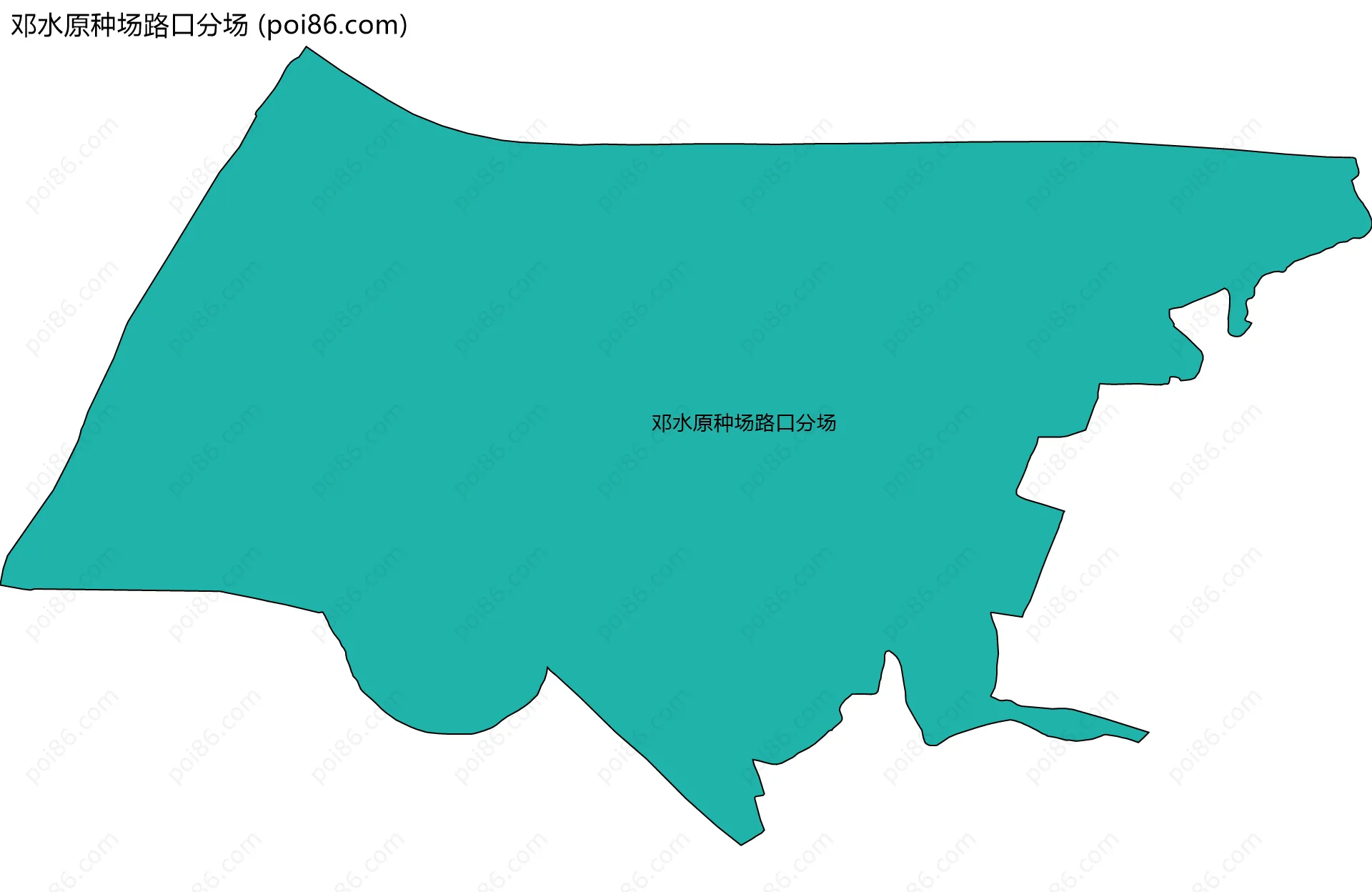 邓水原种场路口分场边界地图