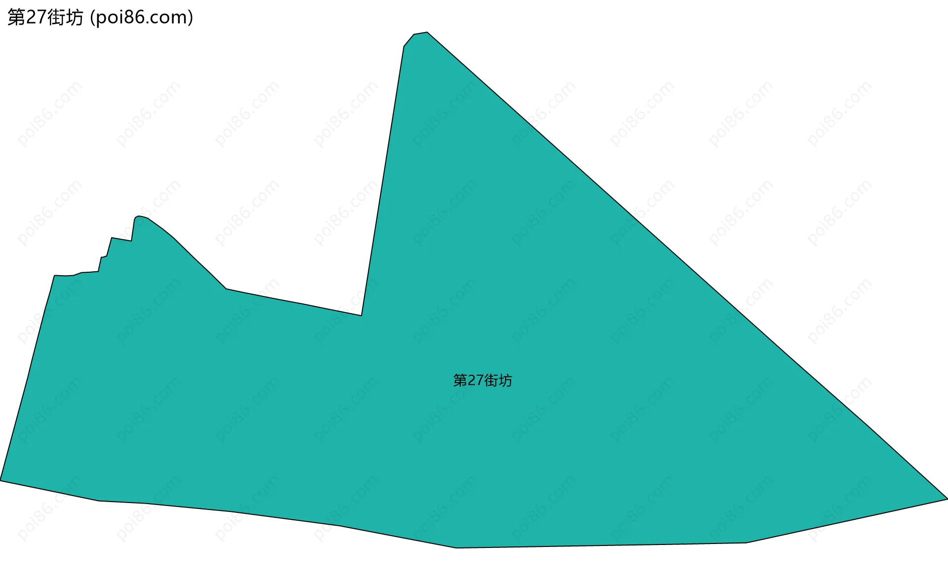 第27街坊边界地图