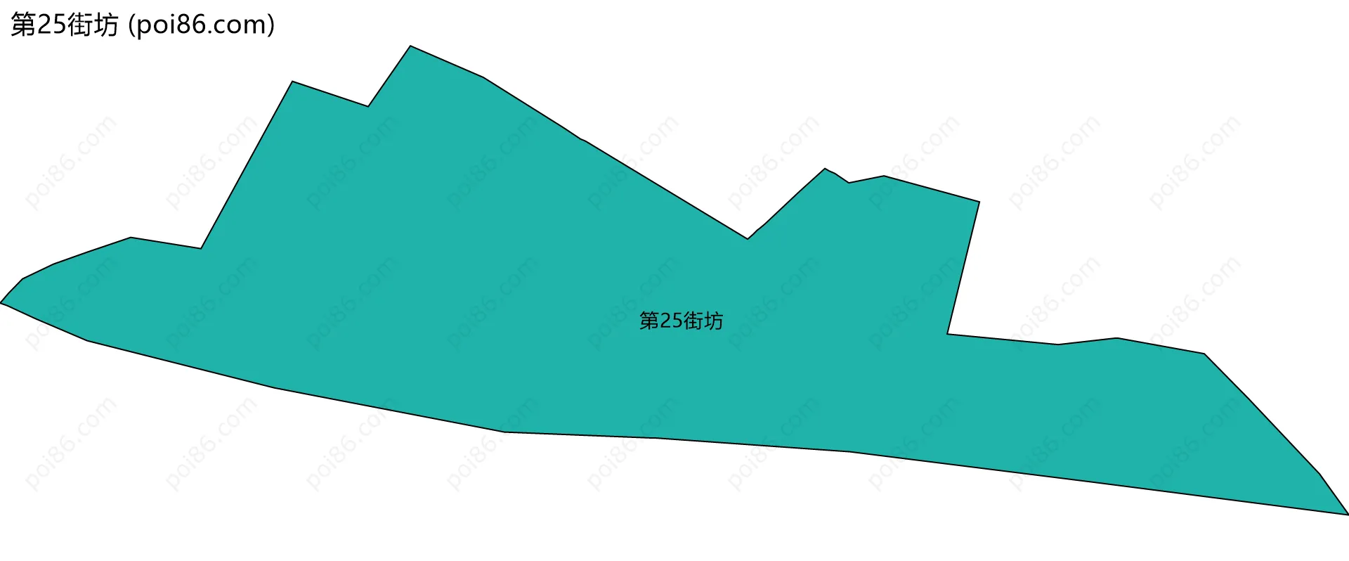 第25街坊边界地图