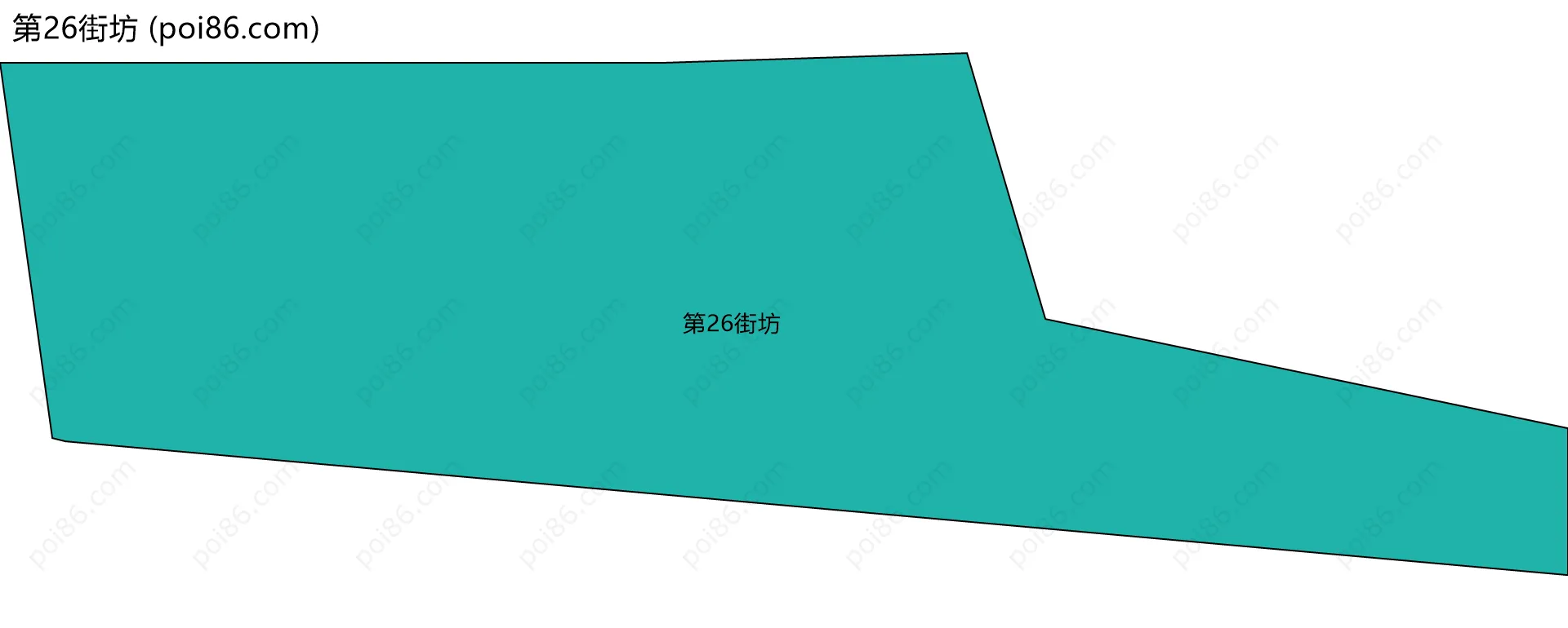 第26街坊边界地图