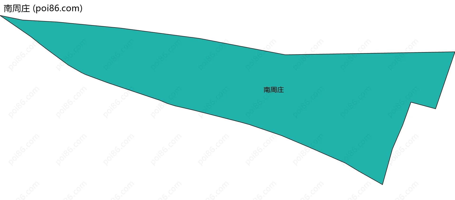 南周庄边界地图
