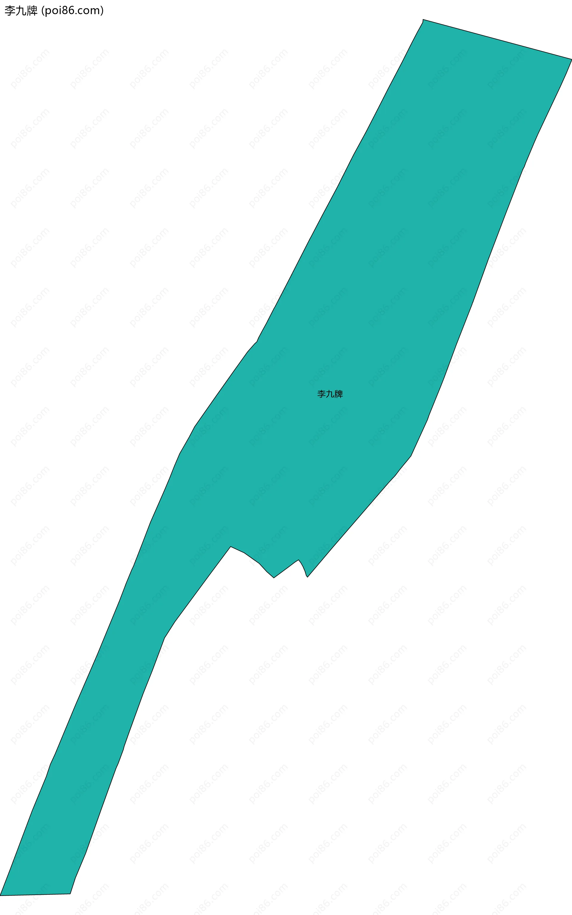 李九牌边界地图