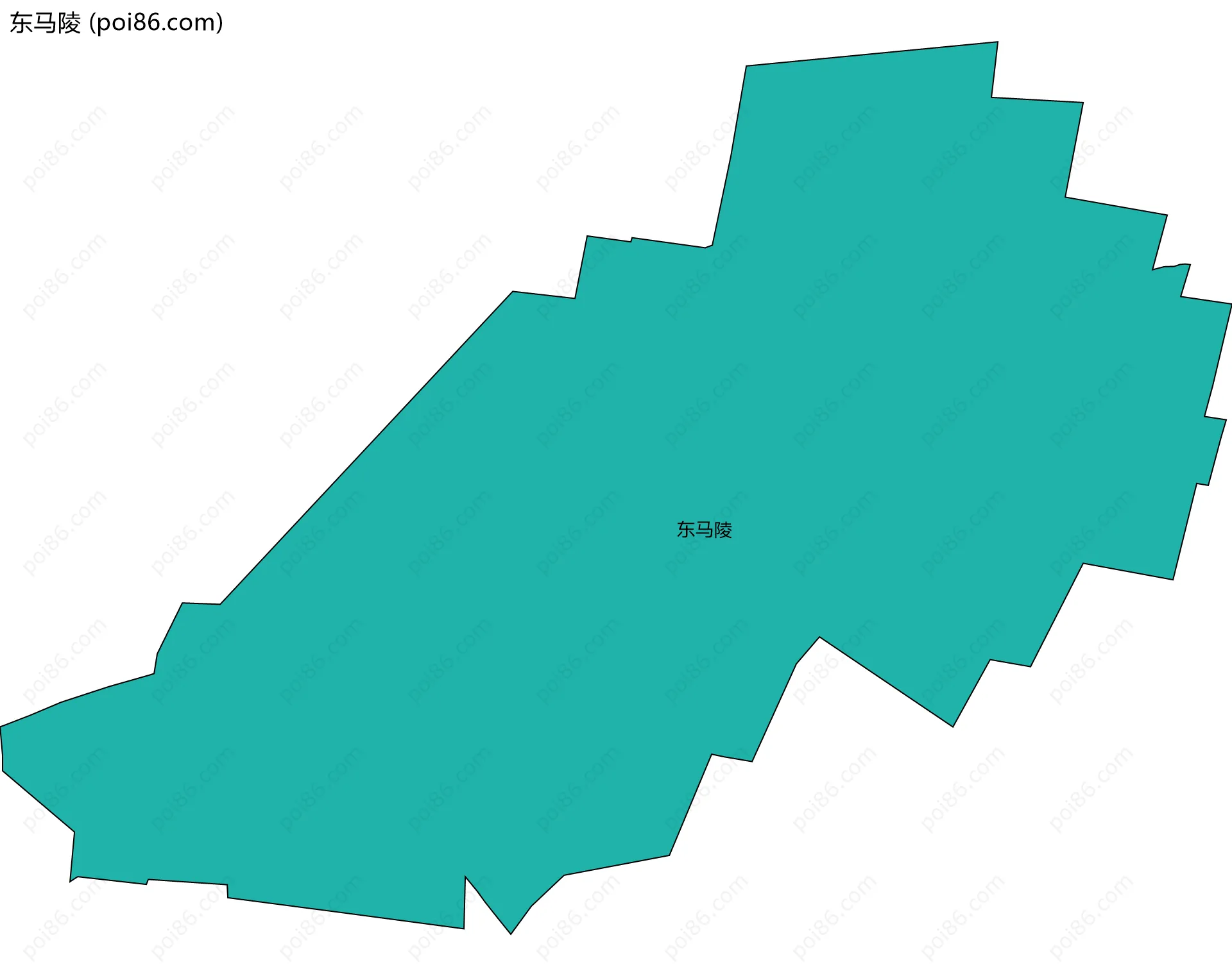 东马陵边界地图