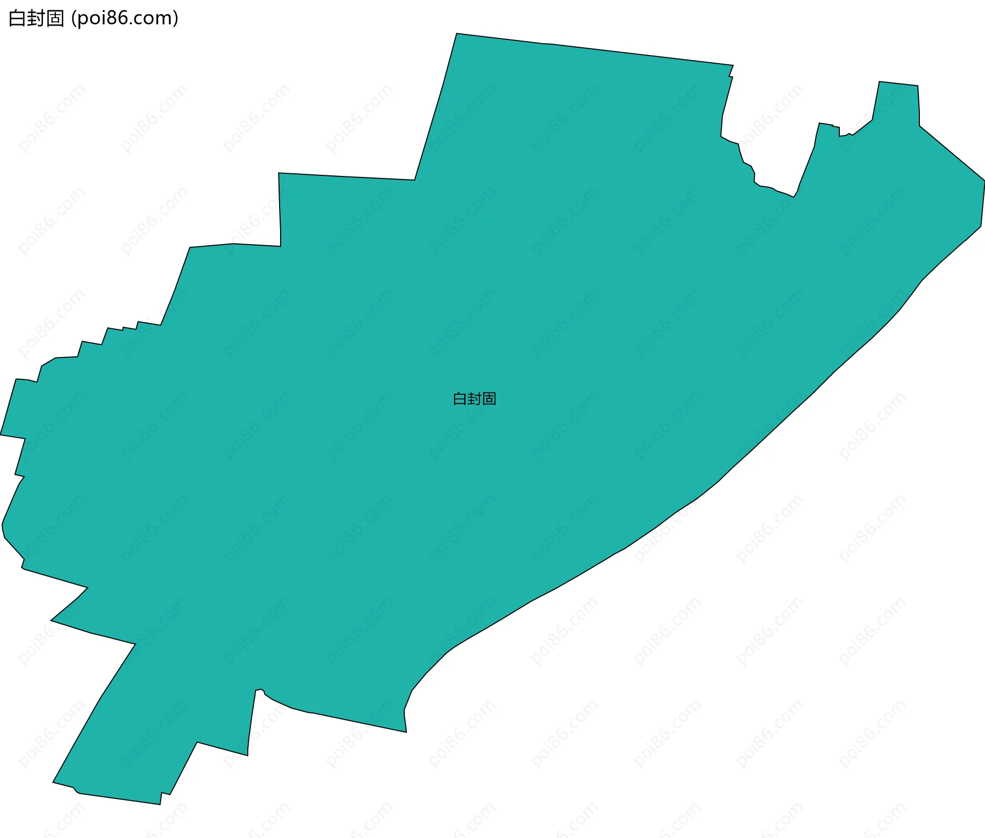 白封固边界地图
