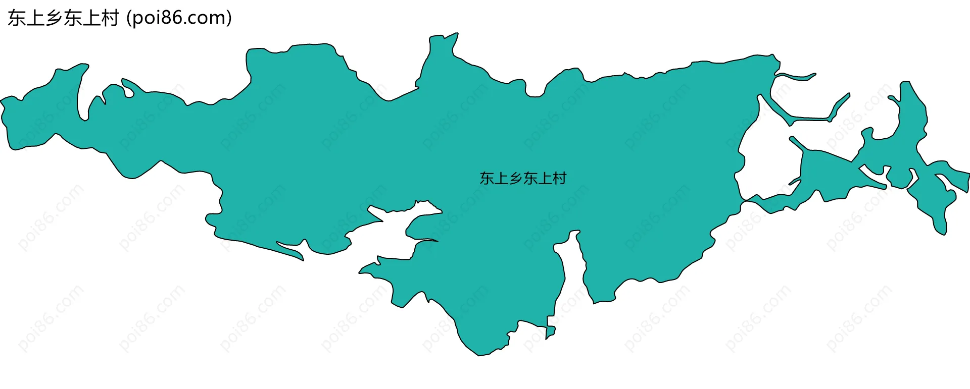 东上乡东上村边界地图