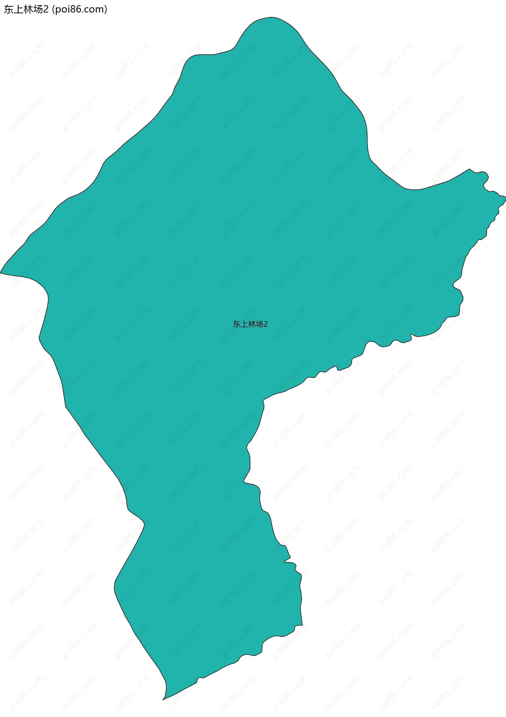 东上林场2边界地图