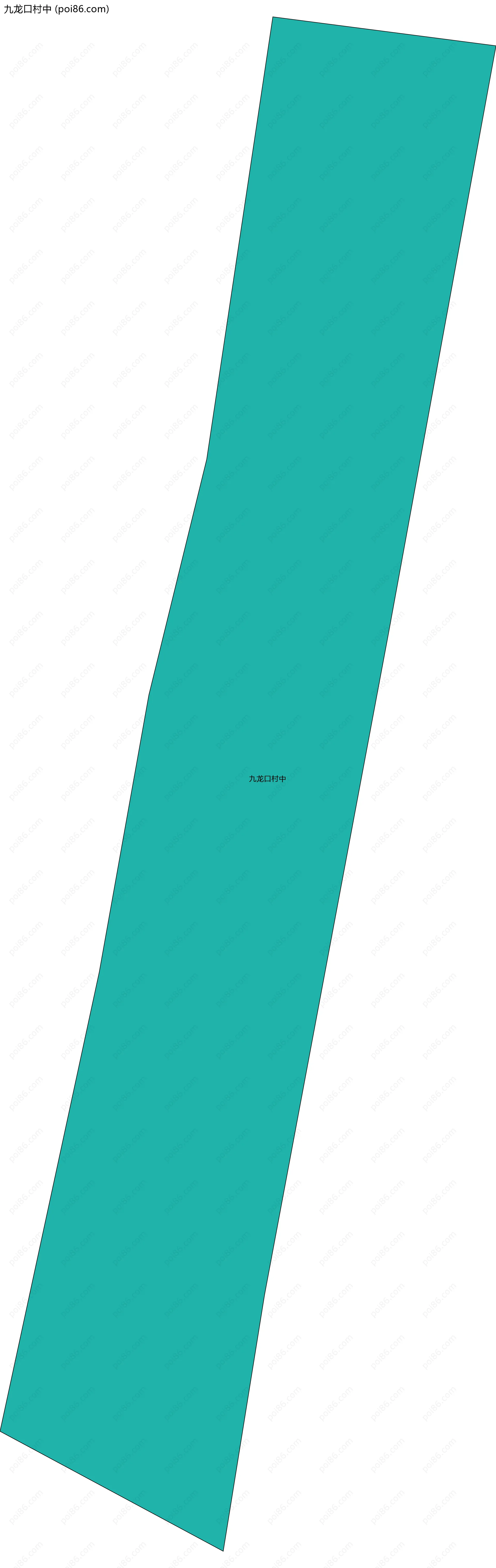 九龙口村中边界地图