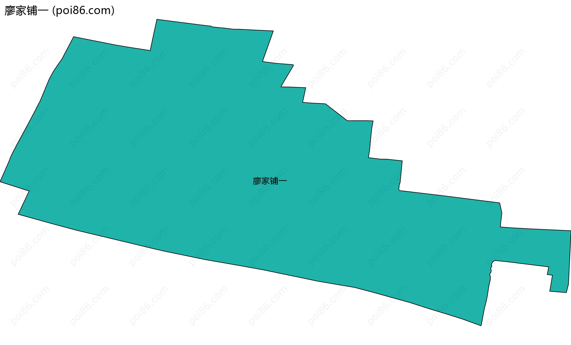 廖家铺一边界地图