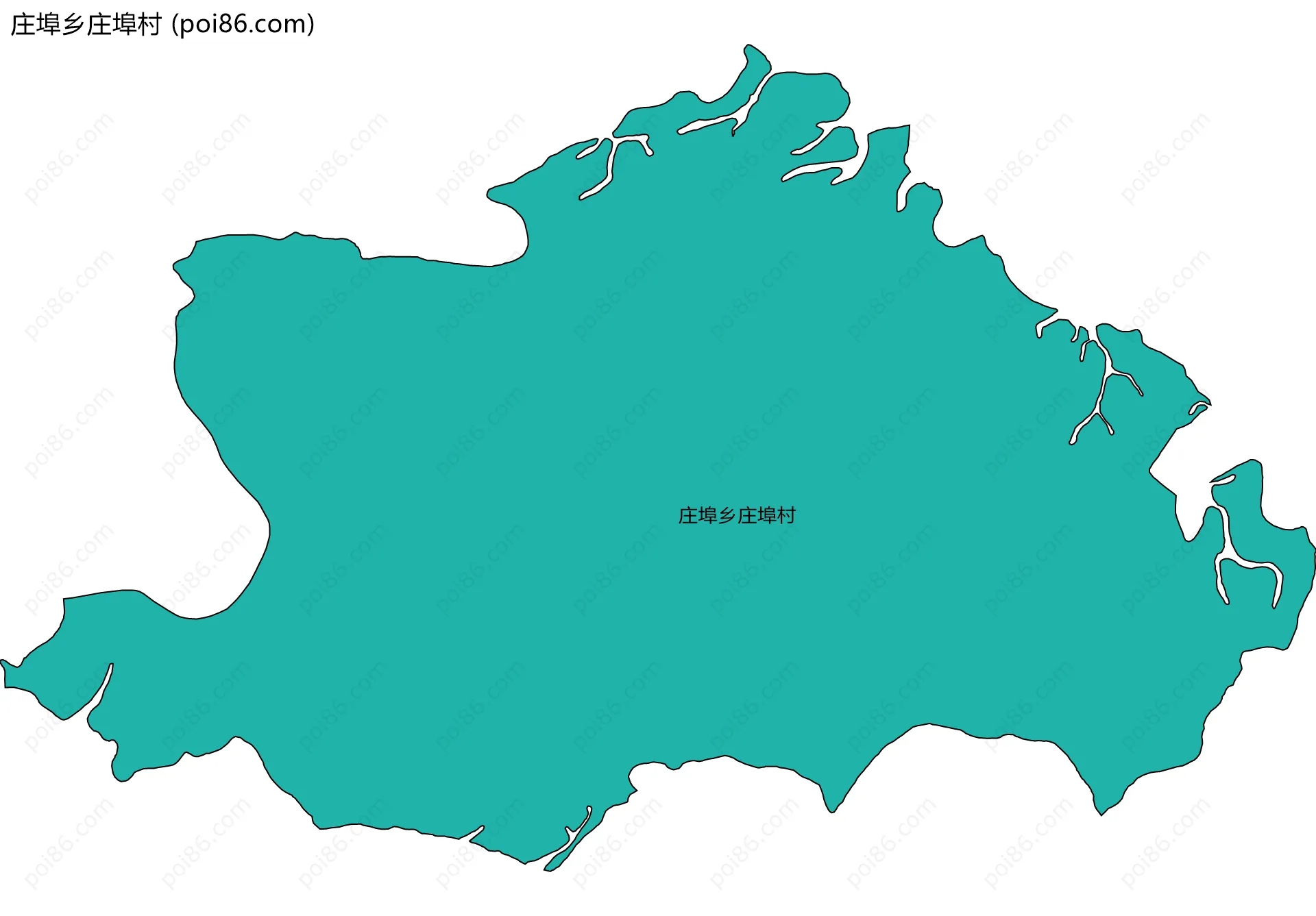 庄埠乡庄埠村边界地图