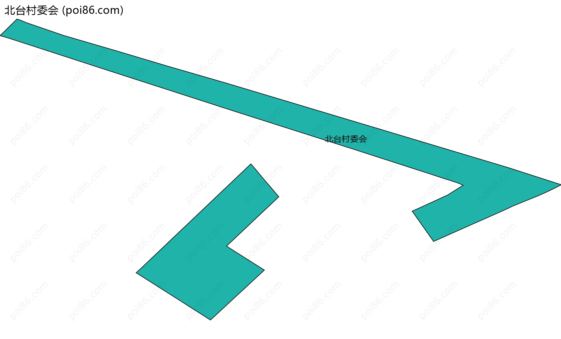 北台村委会边界地图