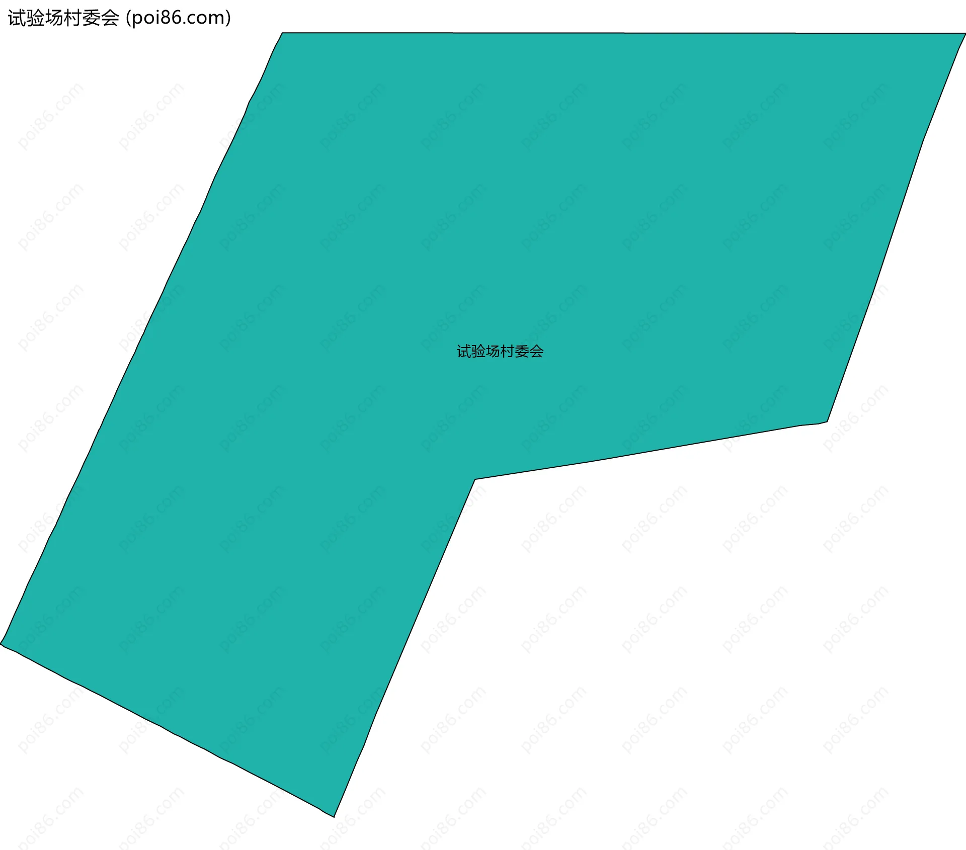 试验场村委会边界地图