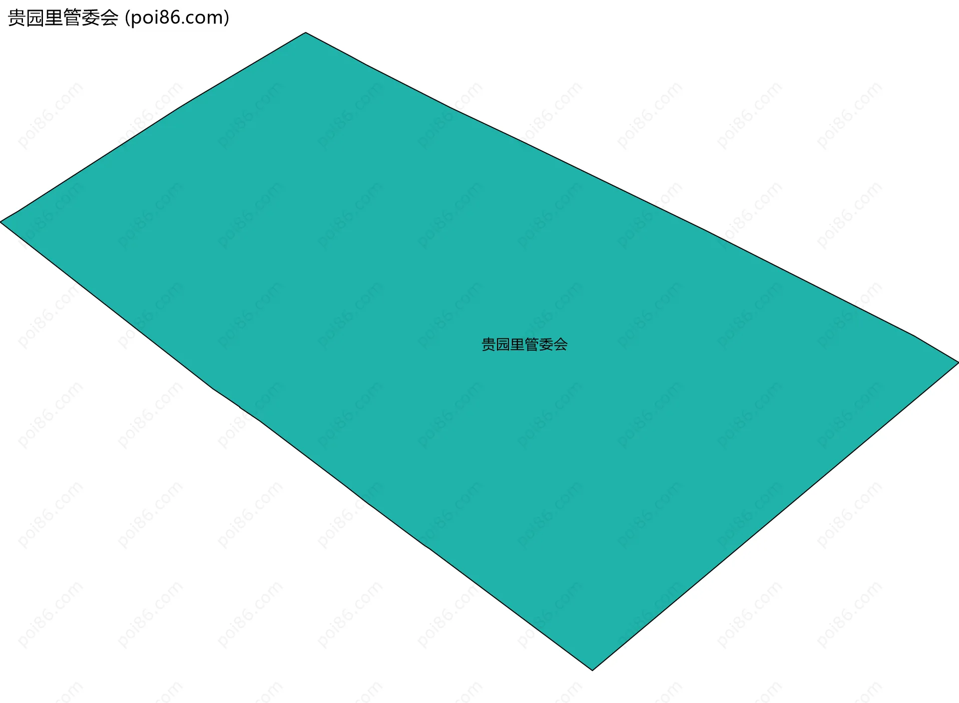 贵园里管委会边界地图
