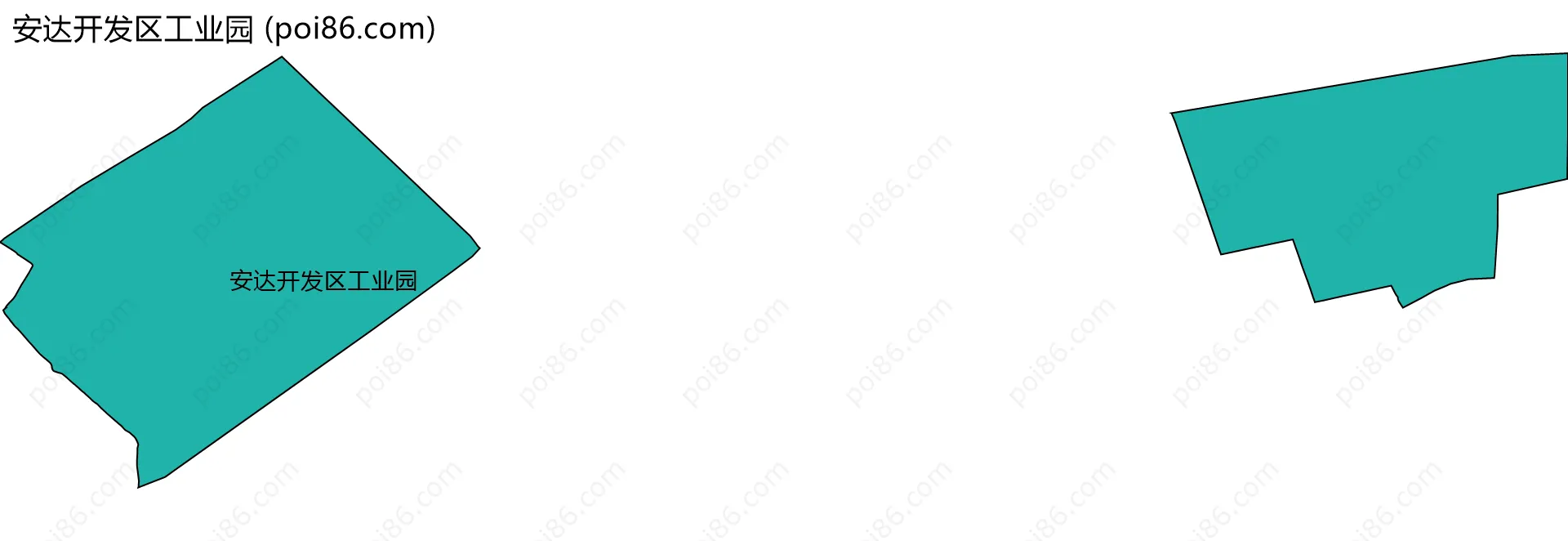 安达开发区工业园边界地图