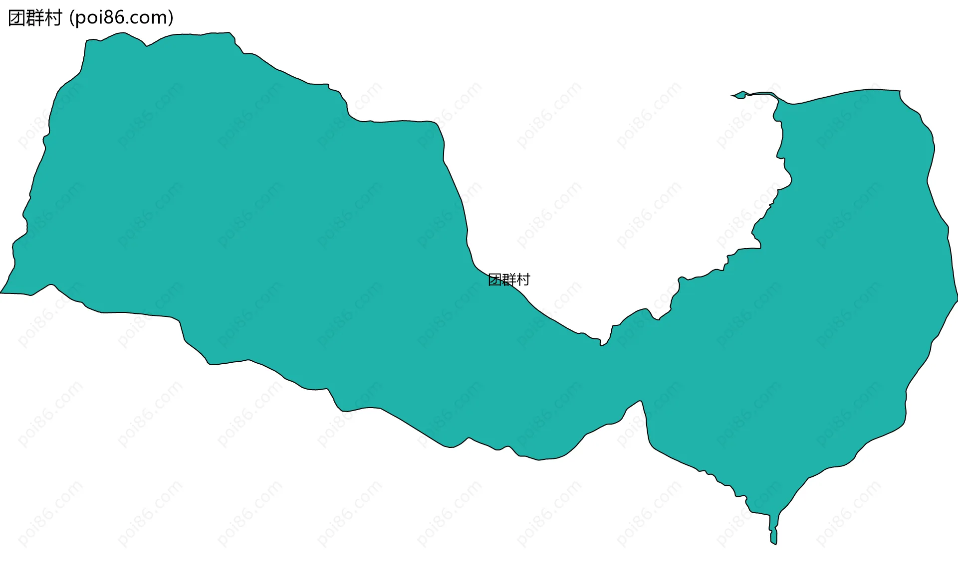 团群村边界地图