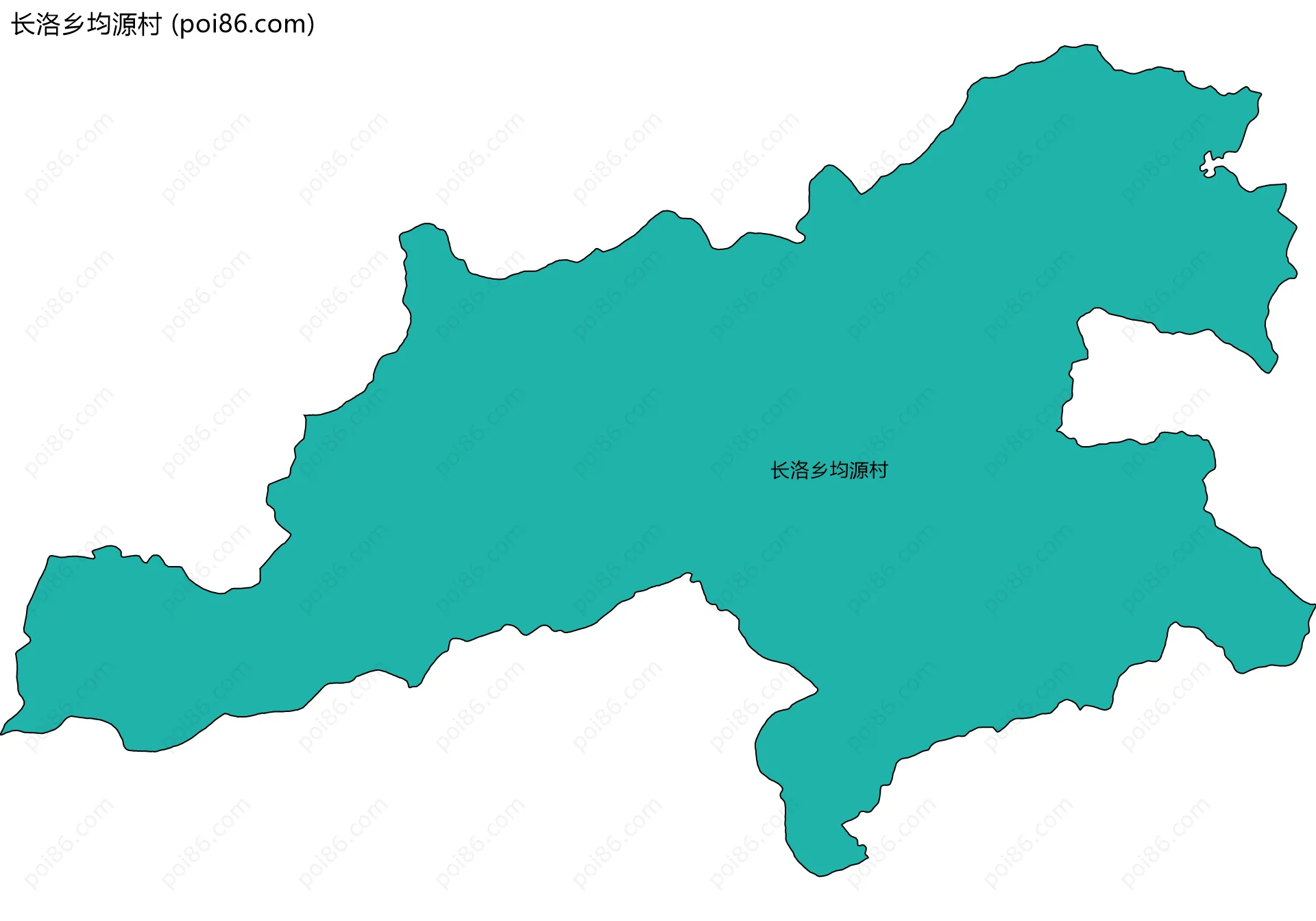 长洛乡均源村边界地图