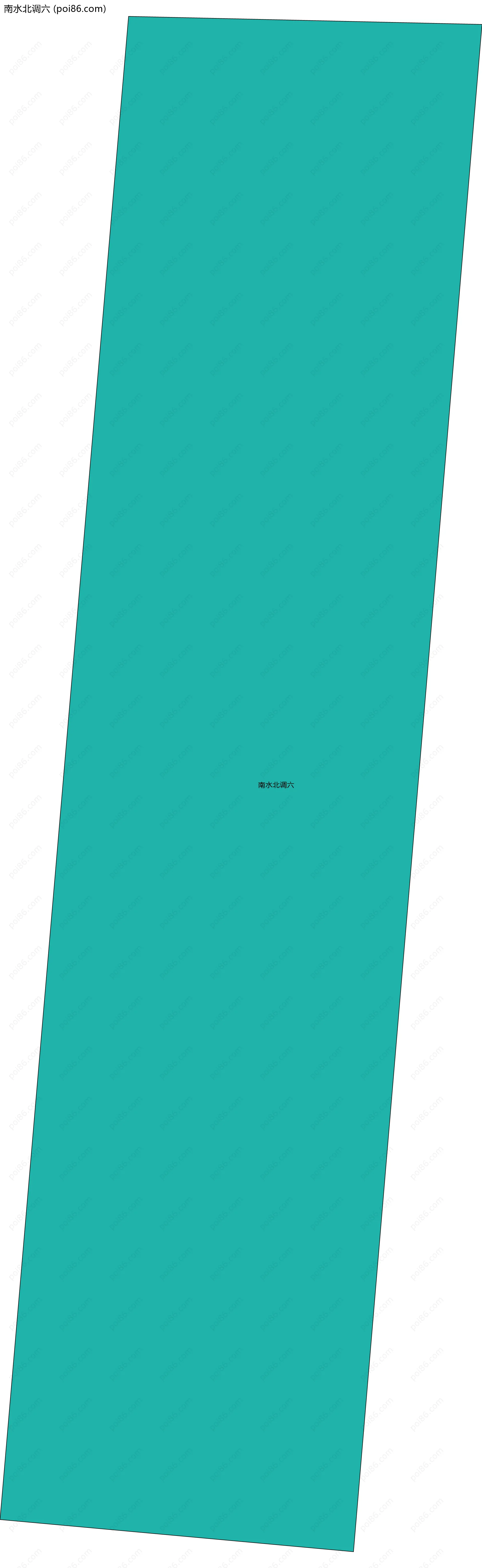 南水北调六边界地图