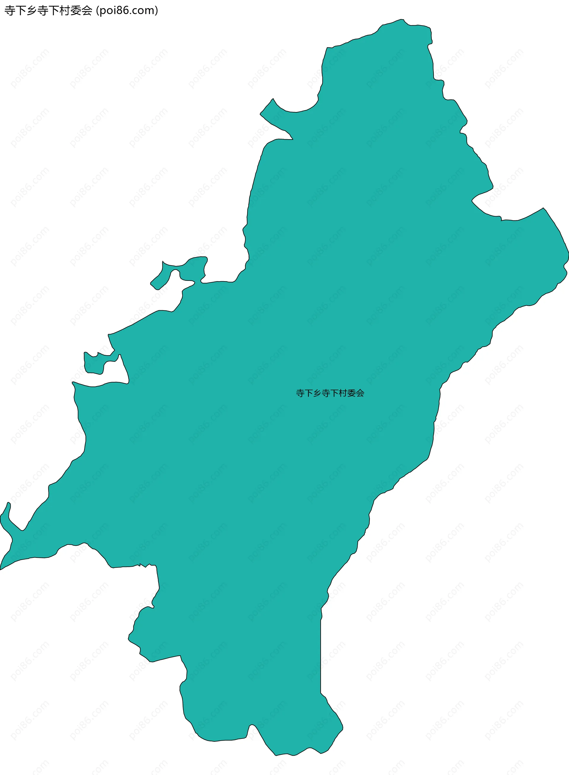 寺下乡寺下村委会边界地图